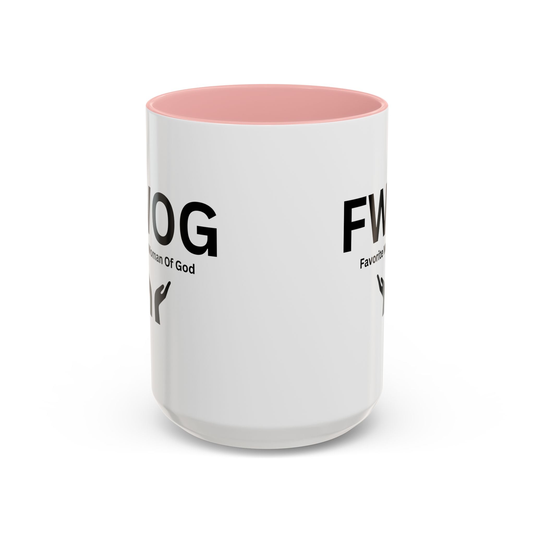 Favorite Woman of God (FWOG) Accent Coffee Mug (11, 15oz)