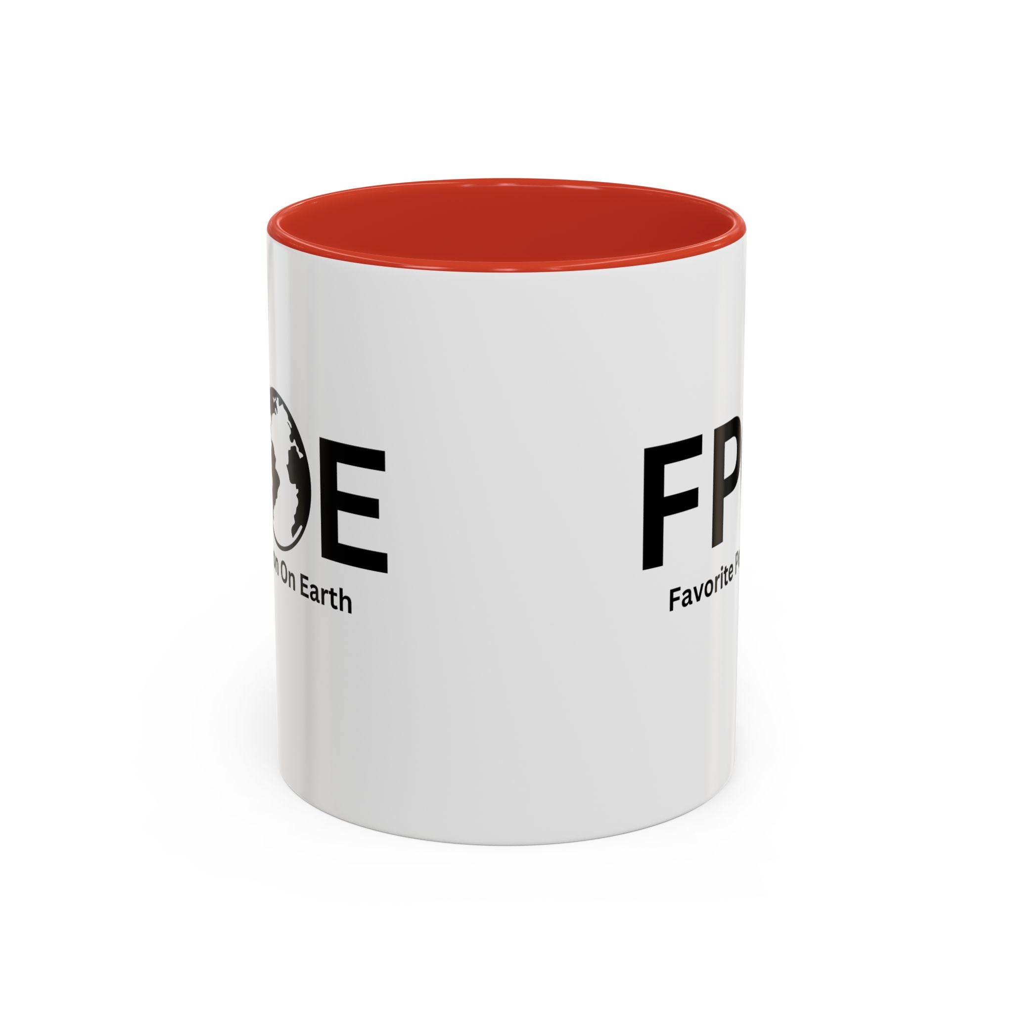 Favorite Person On Earth (FPOE) Accent Coffee Mug (11oz, 15oz)
