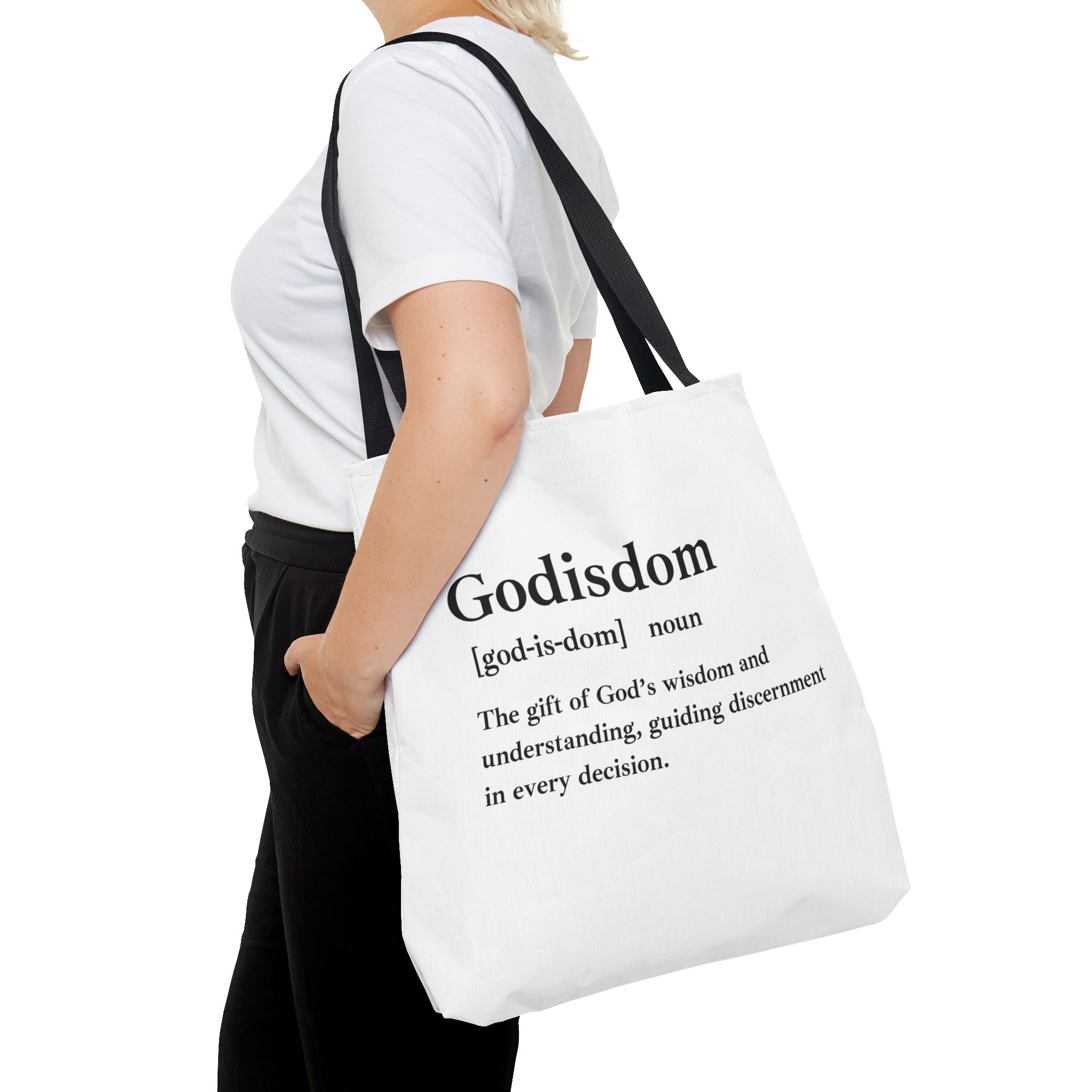 Godisdom Tote Bag - Custom Printed Stylish and Functional Tote