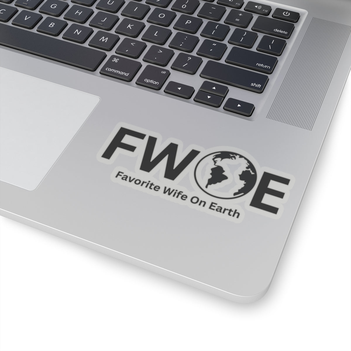 Favorite Wife On Earth (FWOE) Kiss-Cut Stickers - Custom Vinyl Stickers for Creative Decor