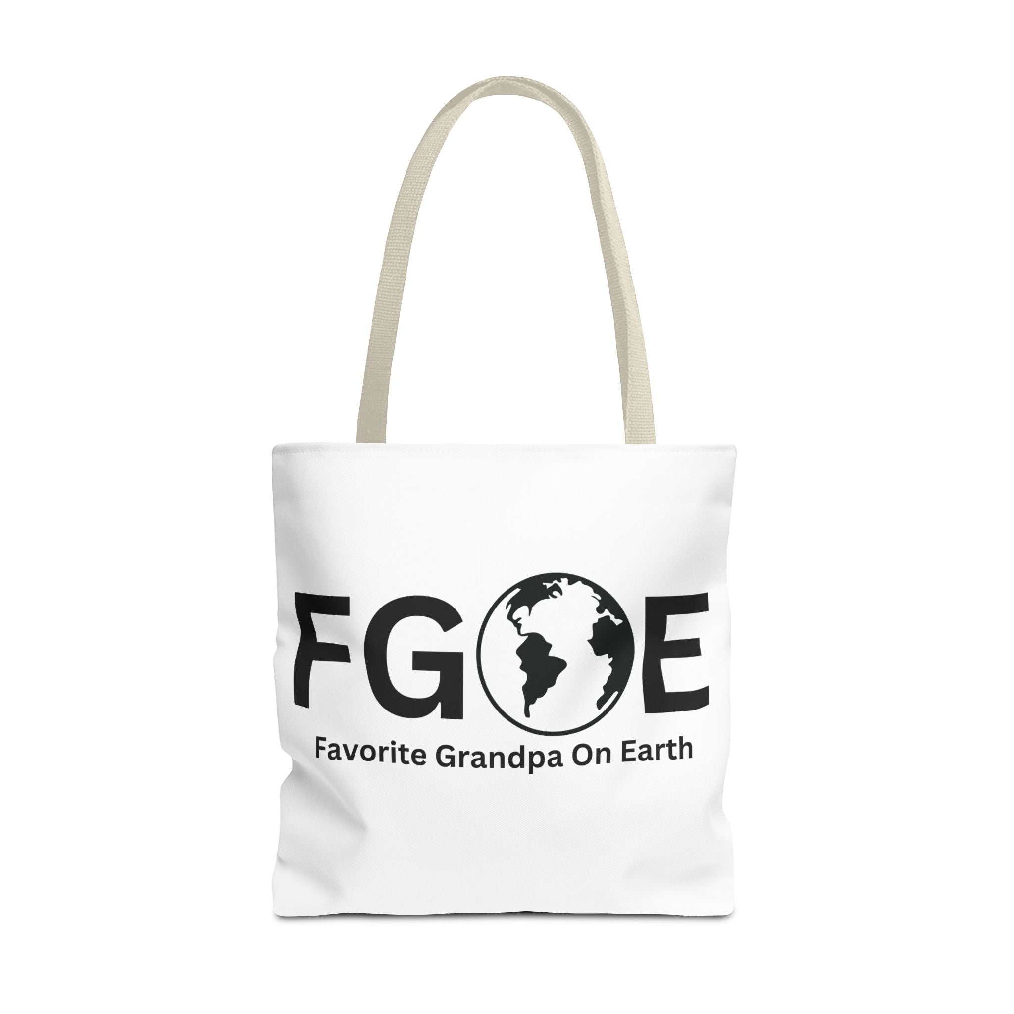 Favorite Grandpa On Earth (FGOE) Tote Bag - Custom Printed Stylish and Functional Tote