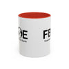 Favorite Boyfriend On Earth (FBOE) Accent Coffee Mug (11oz, 15oz)