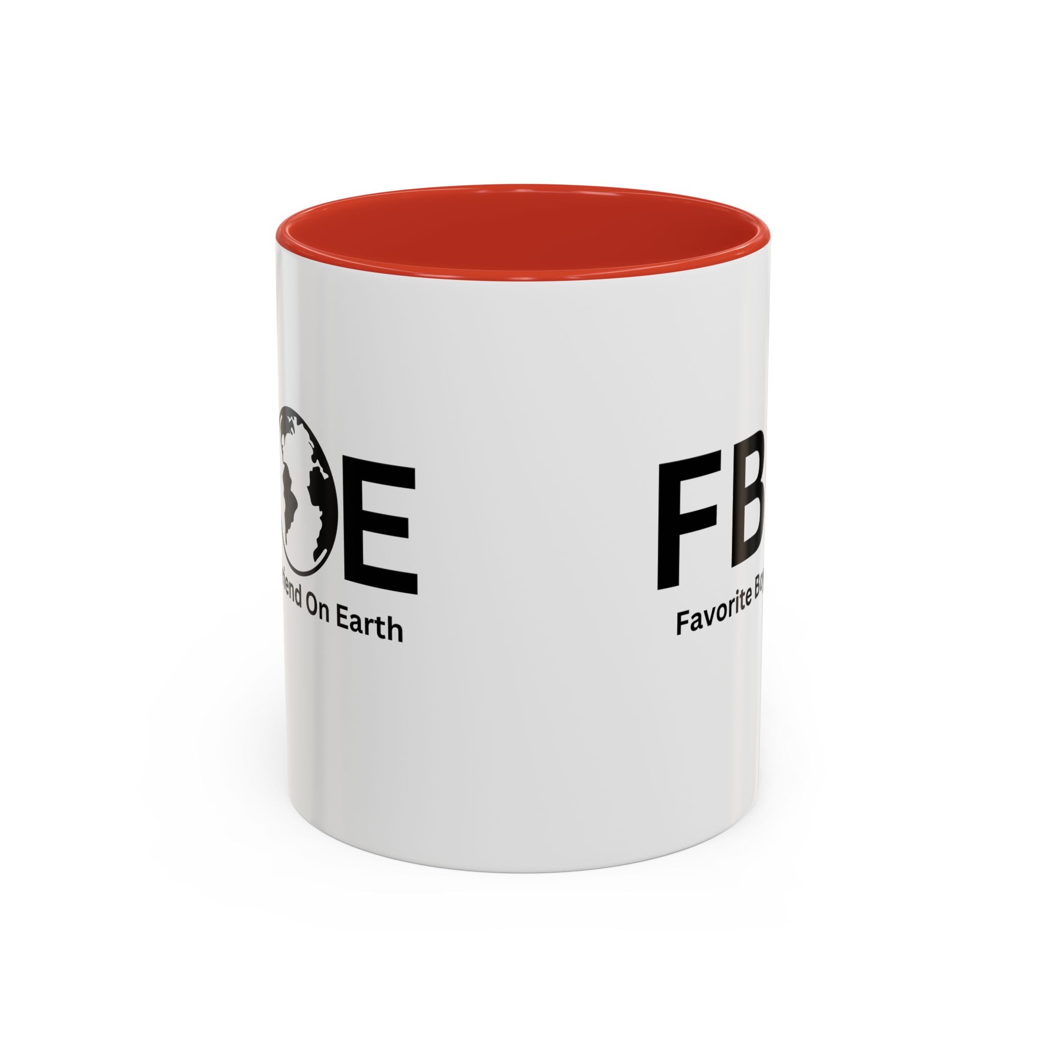 Favorite Boyfriend On Earth (FBOE) Accent Coffee Mug (11oz, 15oz)