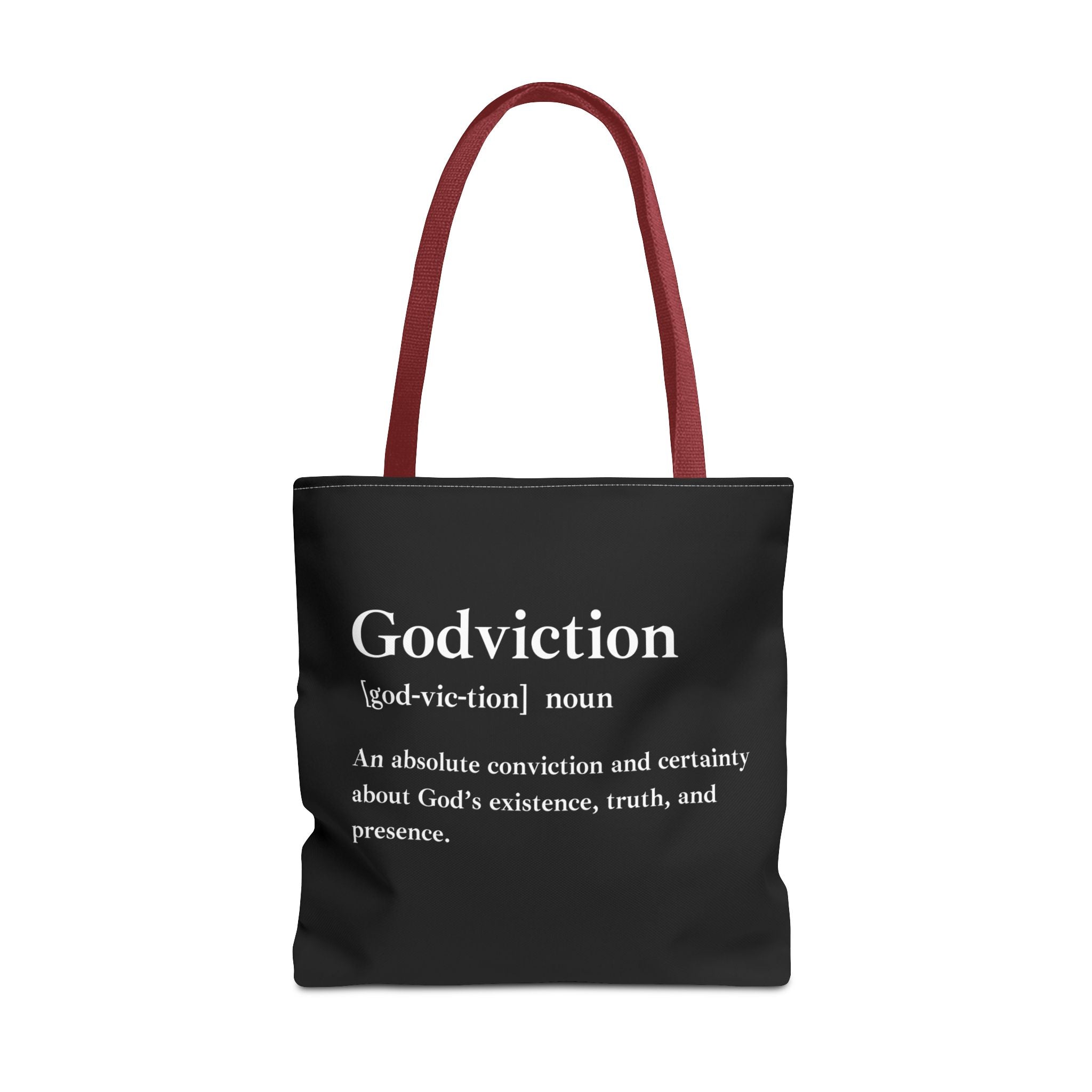 Godviction Tote Bag - Custom Printed Stylish and Functional Tote