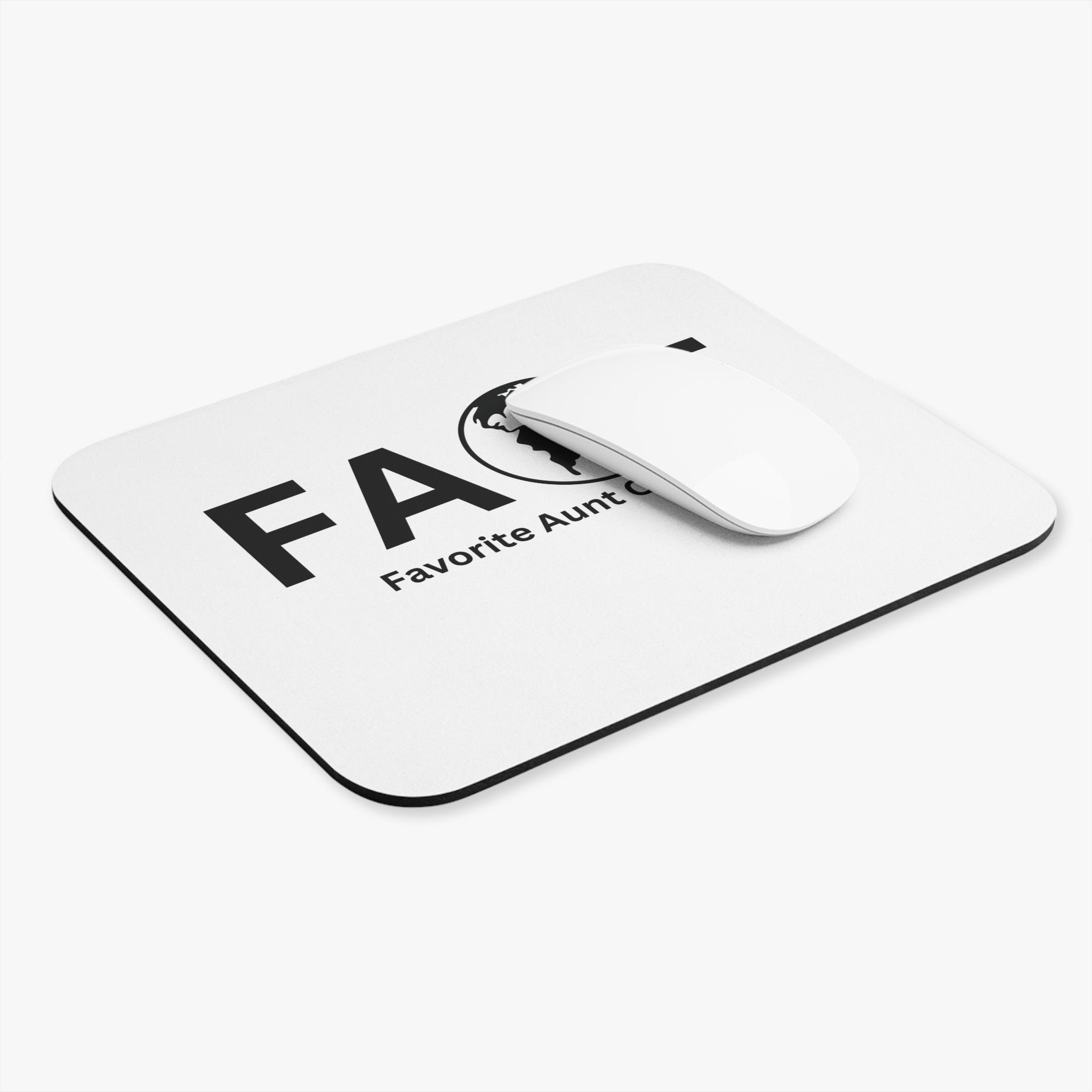 Favorite Aunt On Earth (FAOE) Mouse Pad - Custom Personalized Gaming and Office Mouse Pad
