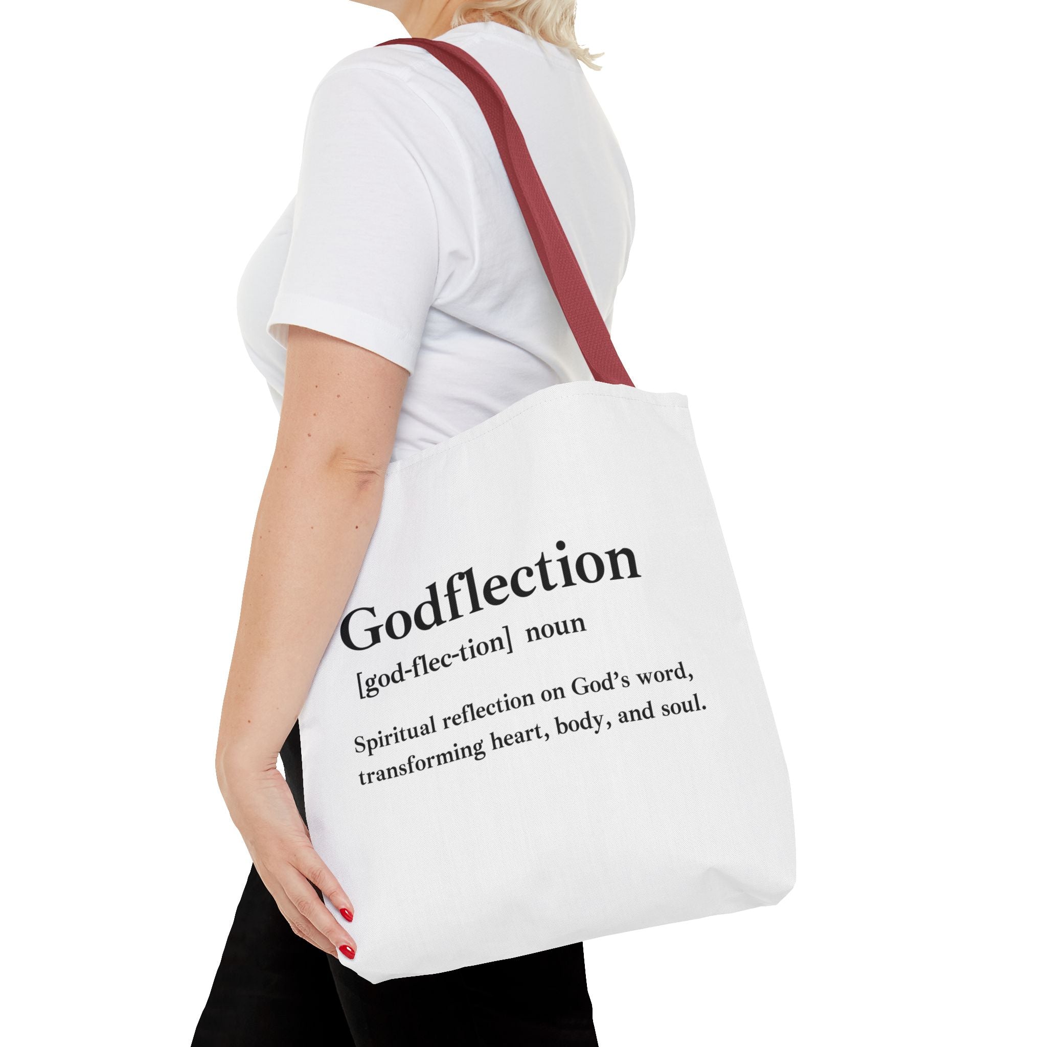 Godflection Tote Bag - Custom Printed Stylish and Functional Tote