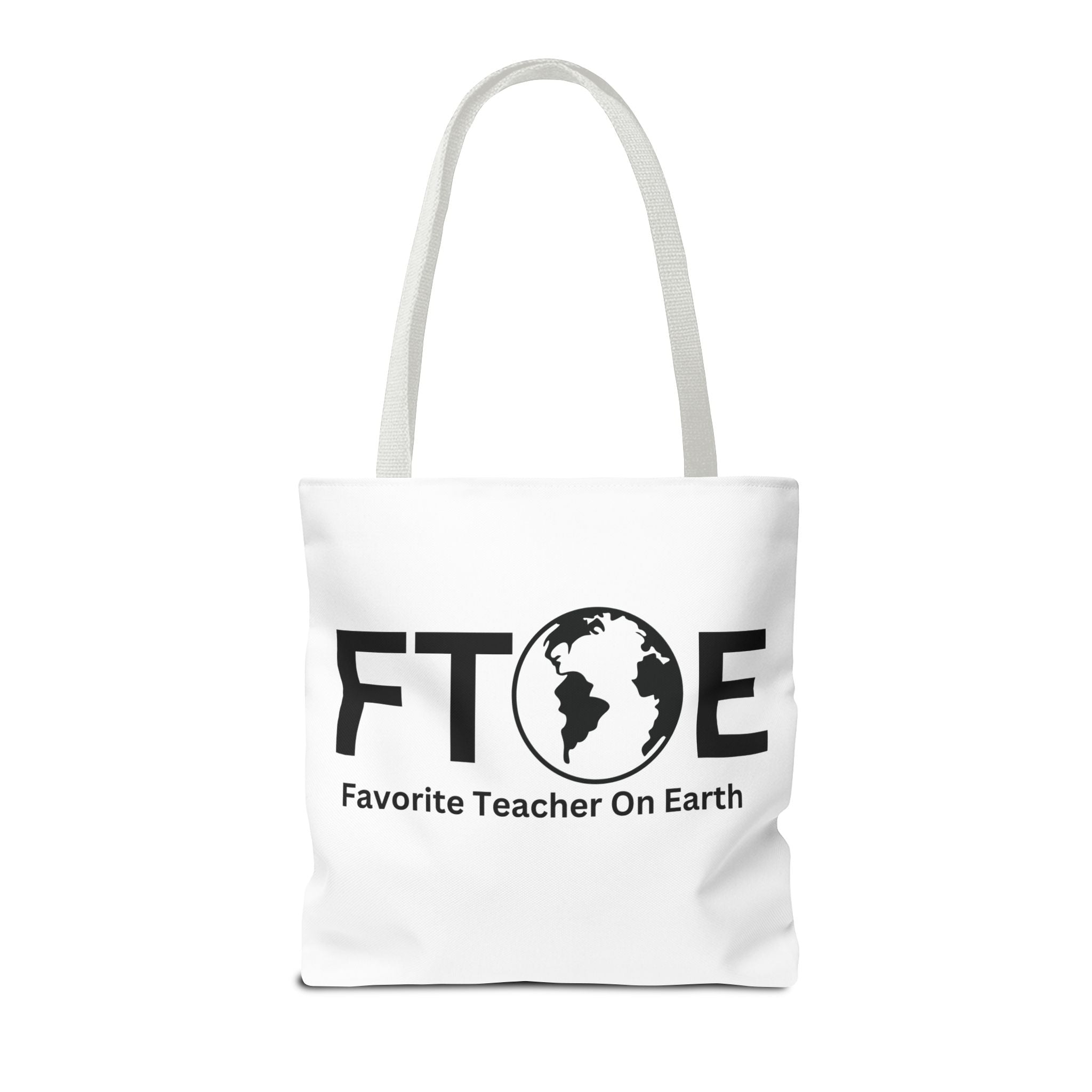 Favorite Teacher On Earth (FTOE) Tote Bag - Custom Printed Stylish and Functional Tote