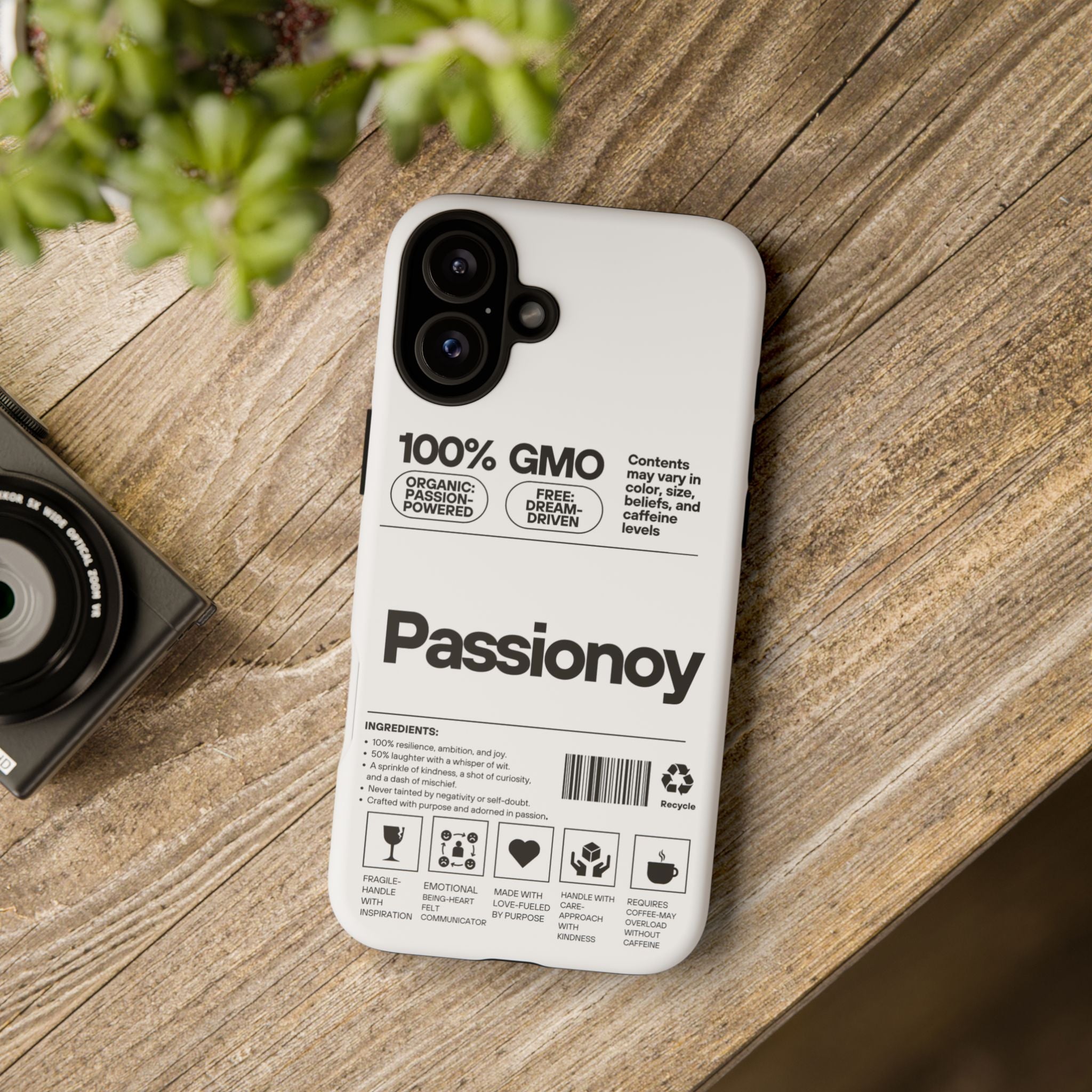 Passionoy Label Tough Cases - Custom Protective Phone Cases for iPhone, Samsung Galaxy, and Google Pixel