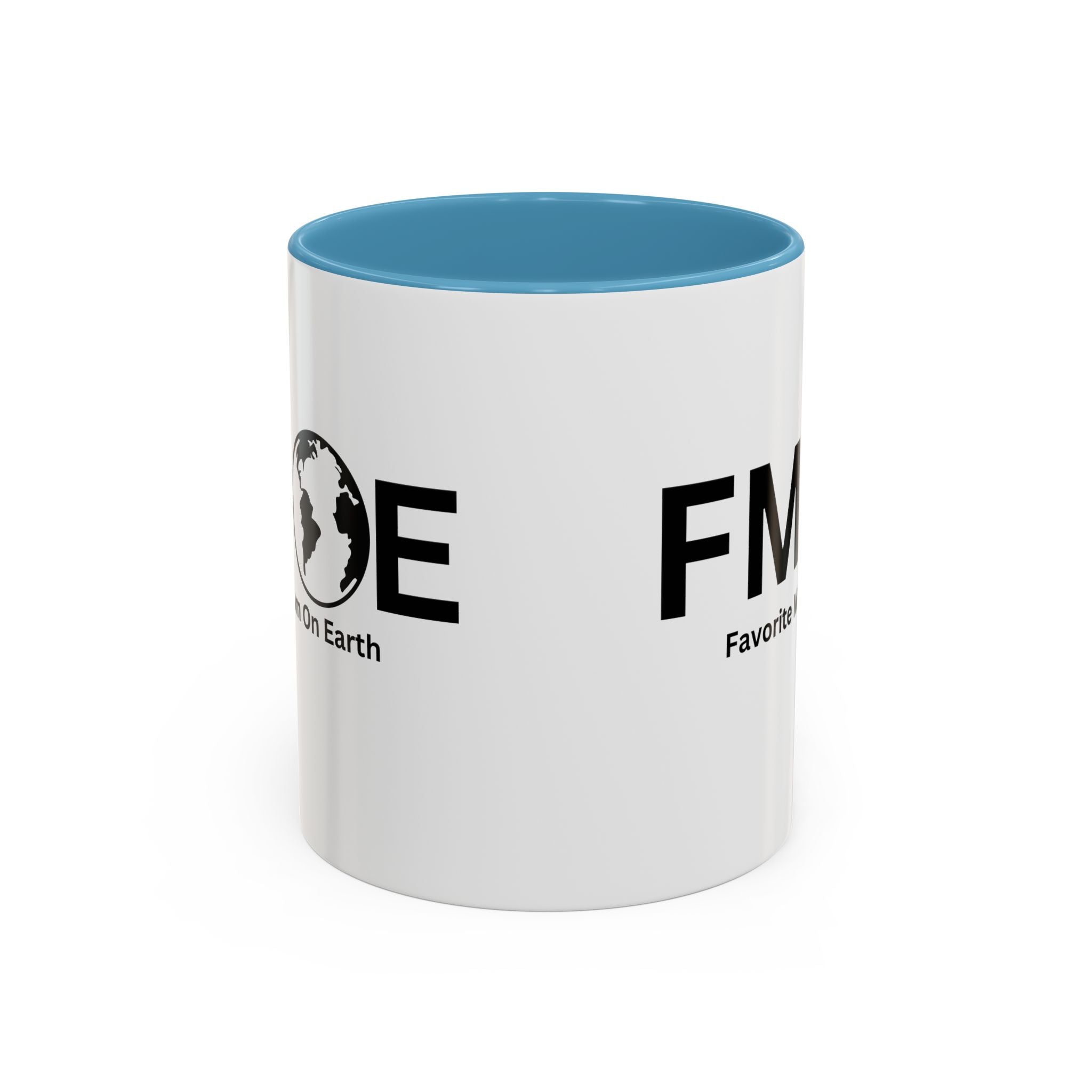 Favorite Mom On Earth (FMOE) Accent Coffee Mug (11oz, 15oz)