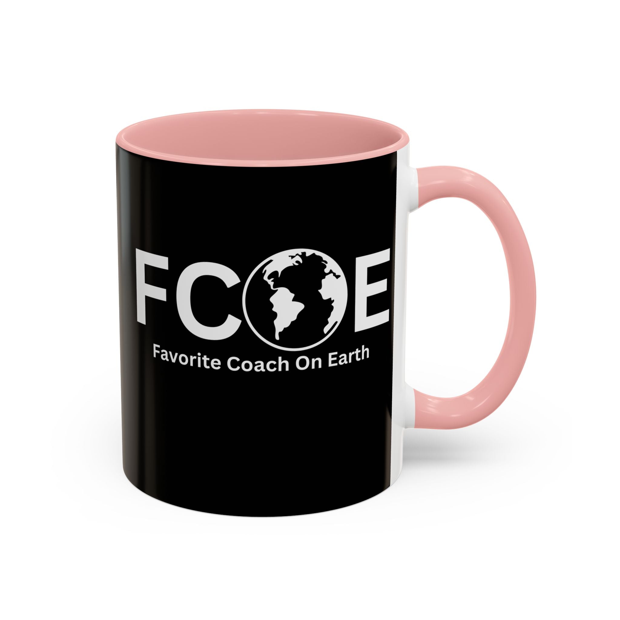 Favorite Coach On Earth (FCOE) Accent Coffee Mug (11oz, 15oz)