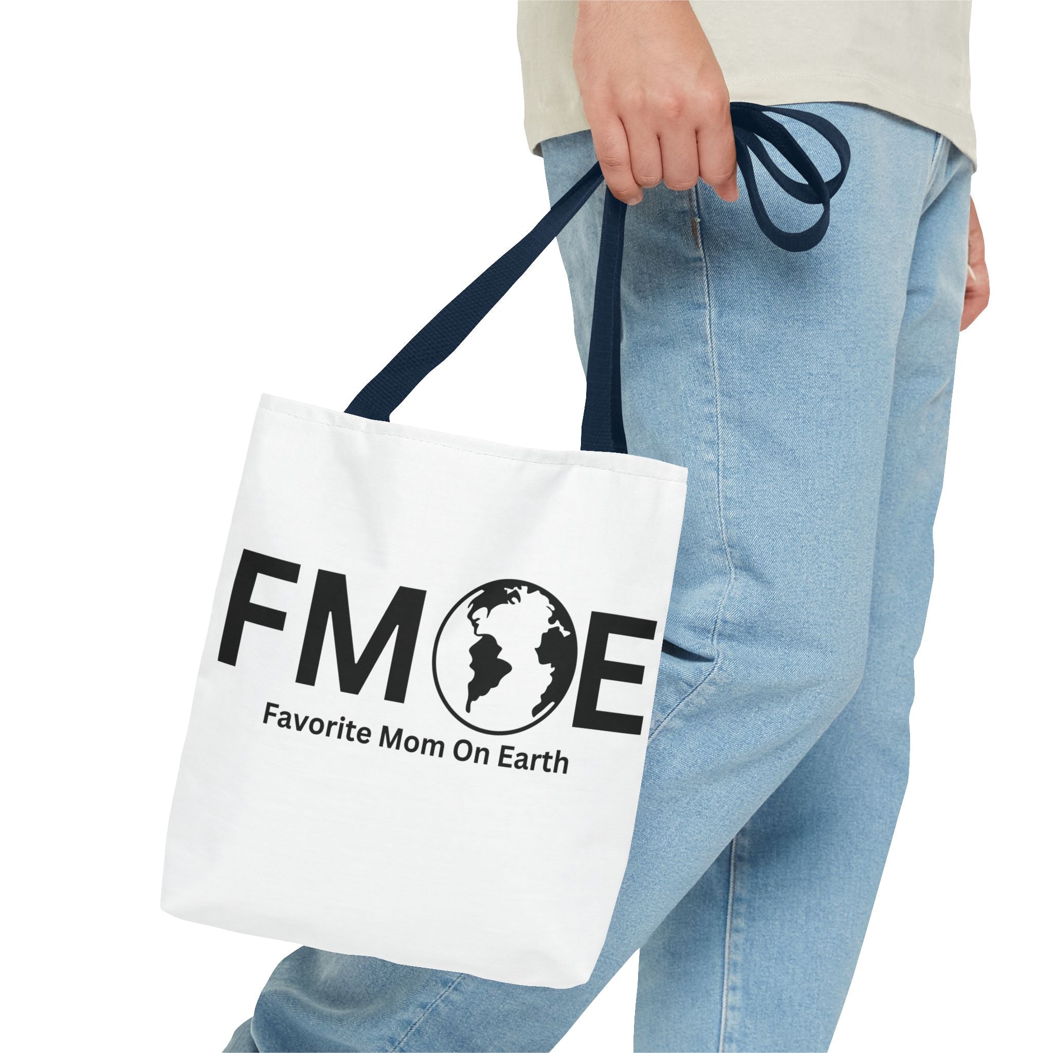 Favorite Mom On Earth (FMOE) Tote Bag- Custom Printed Stylish and Functional Tote