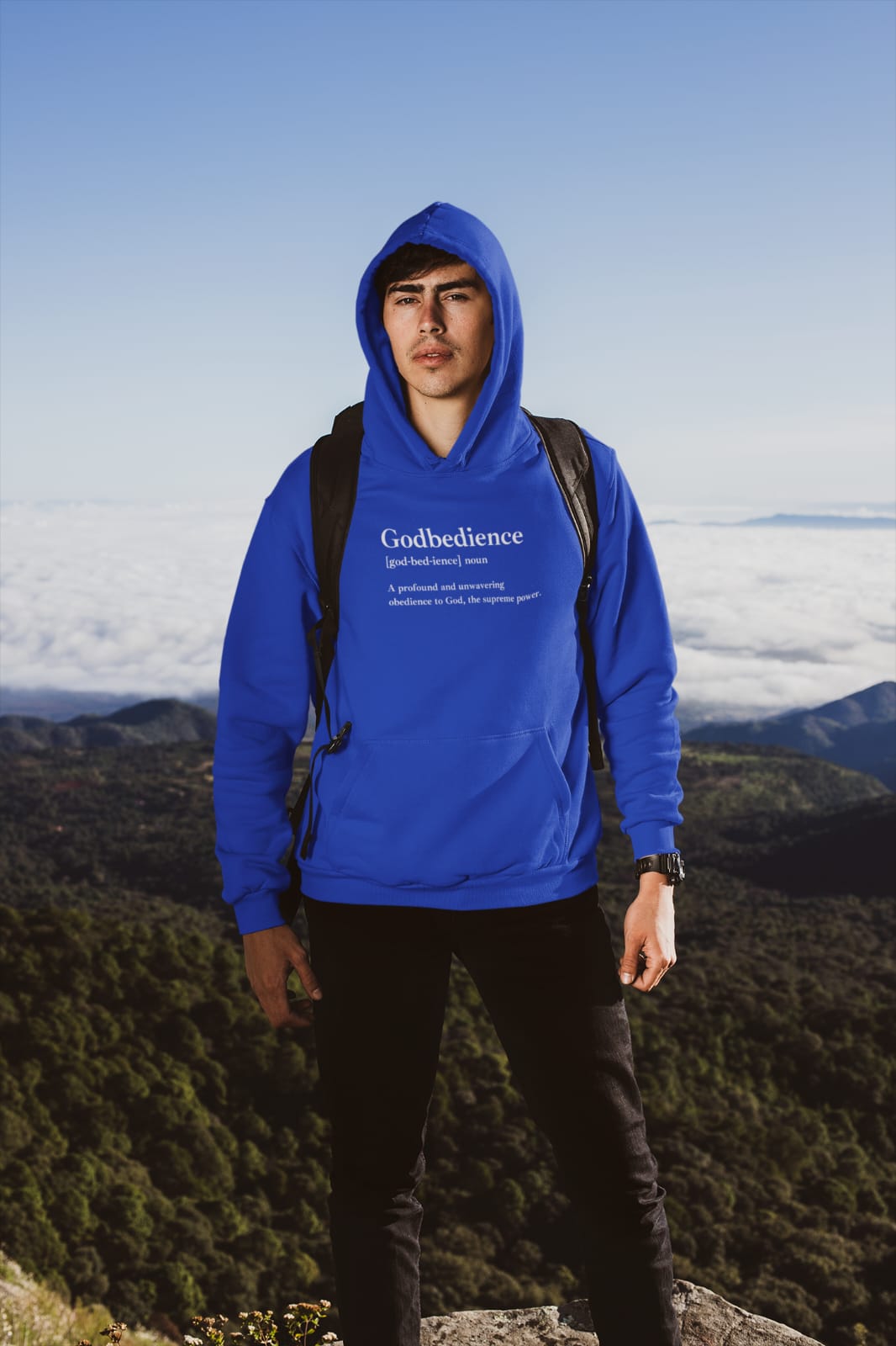 Godbedience Unisex Heavy Blend™ Hooded Sweatshirt | Soft & Stylish Hoodie for Cold Days