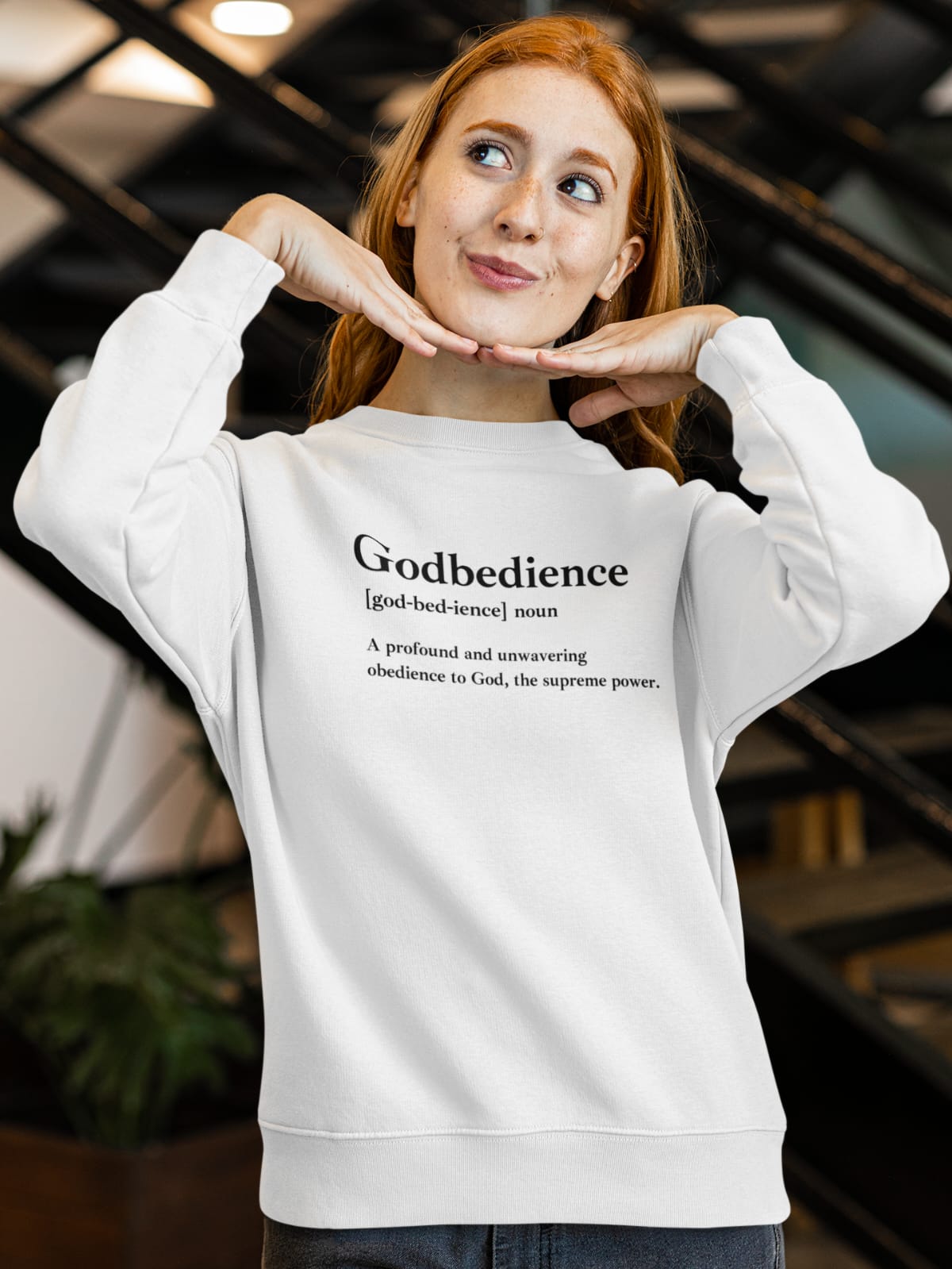 Godbedience Unisex Heavy Blend™ Crewneck Sweatshirt