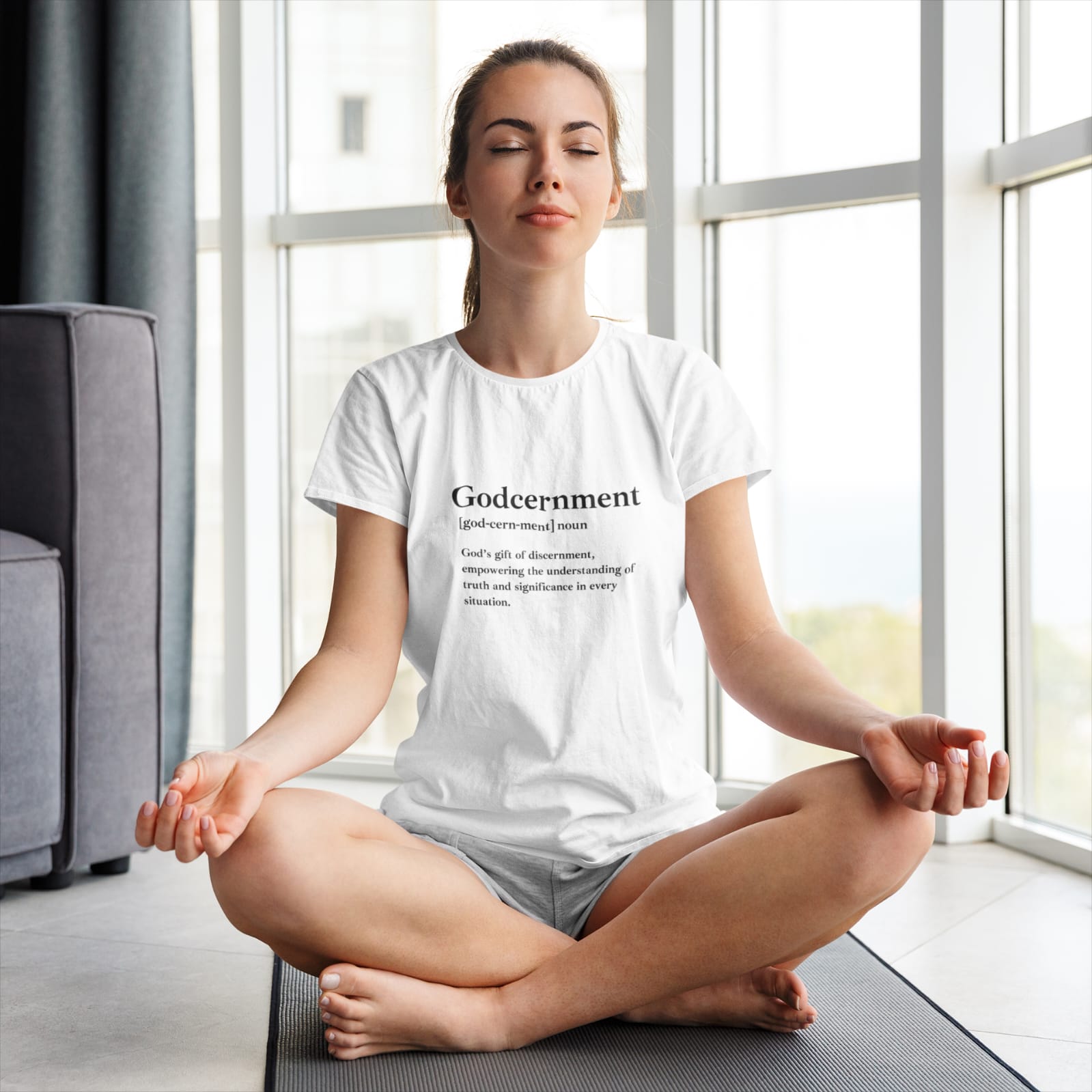 Godcernment T-Shirt – Comfort Colors 1717 Garment-Dyed Tee