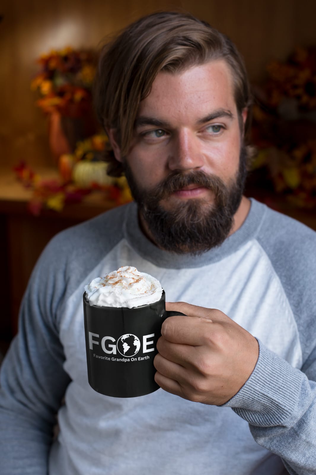 Favorite Grandpa On Earth (FGOE) Accent Coffee Mug (11oz, 15oz)