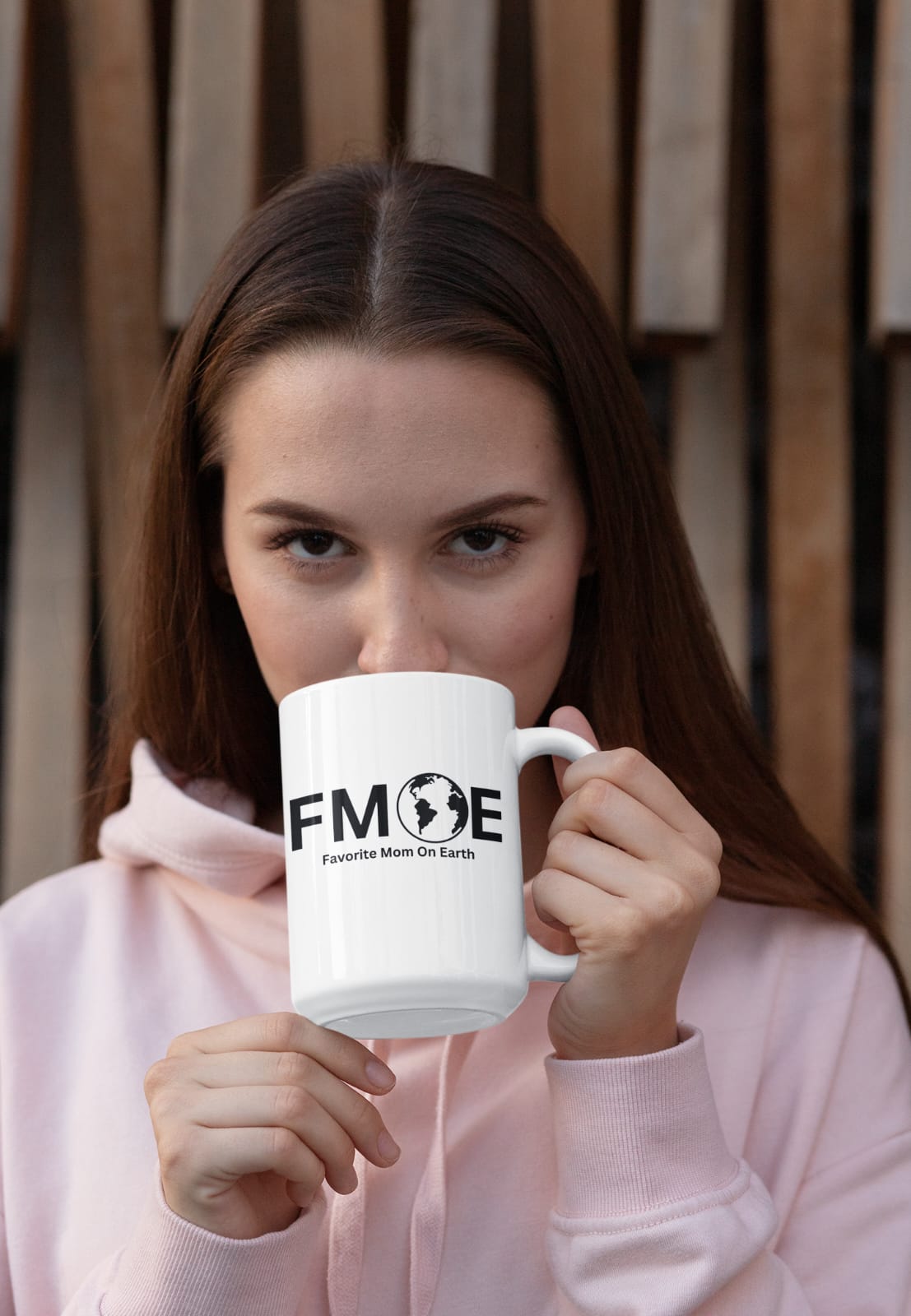 Favorite Mom On Earth (FMOE) Accent Coffee Mug (11oz, 15oz)