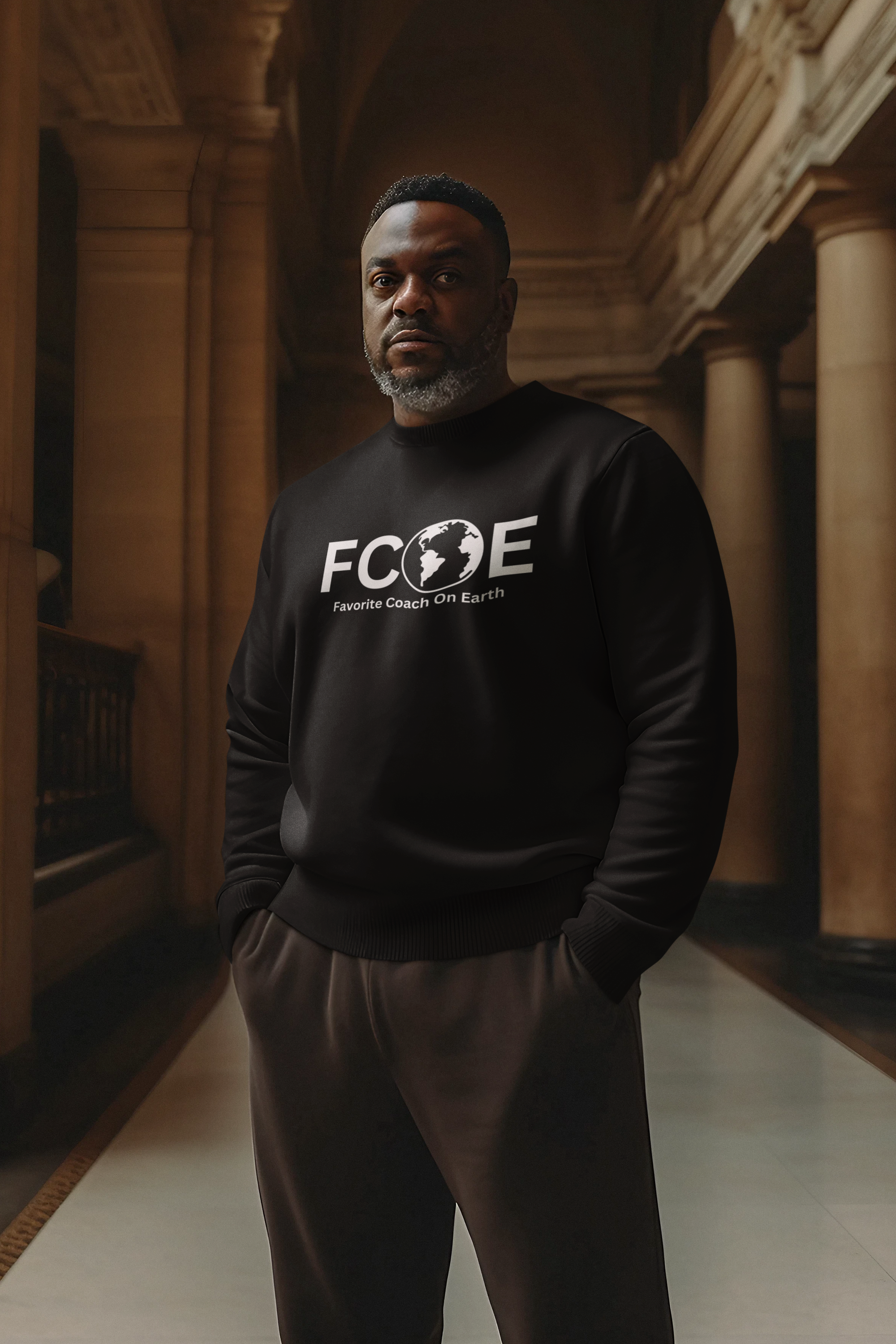 Favorite Coach On Earth (FCOE) Crewneck Sweatshirt – Cozy & Durable