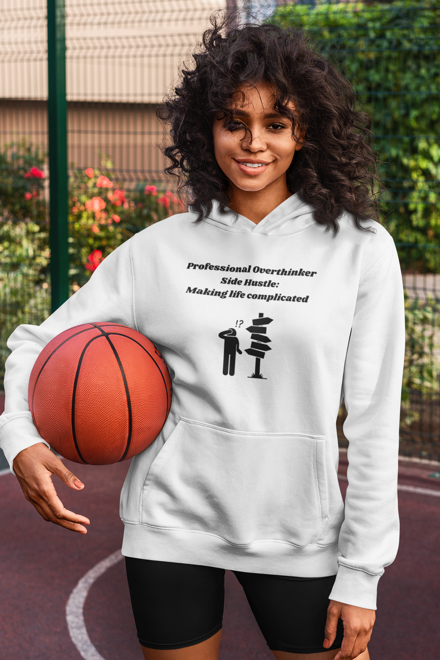 Professional Overthinker – Side Hustle: Making Life Complicated Hoodie