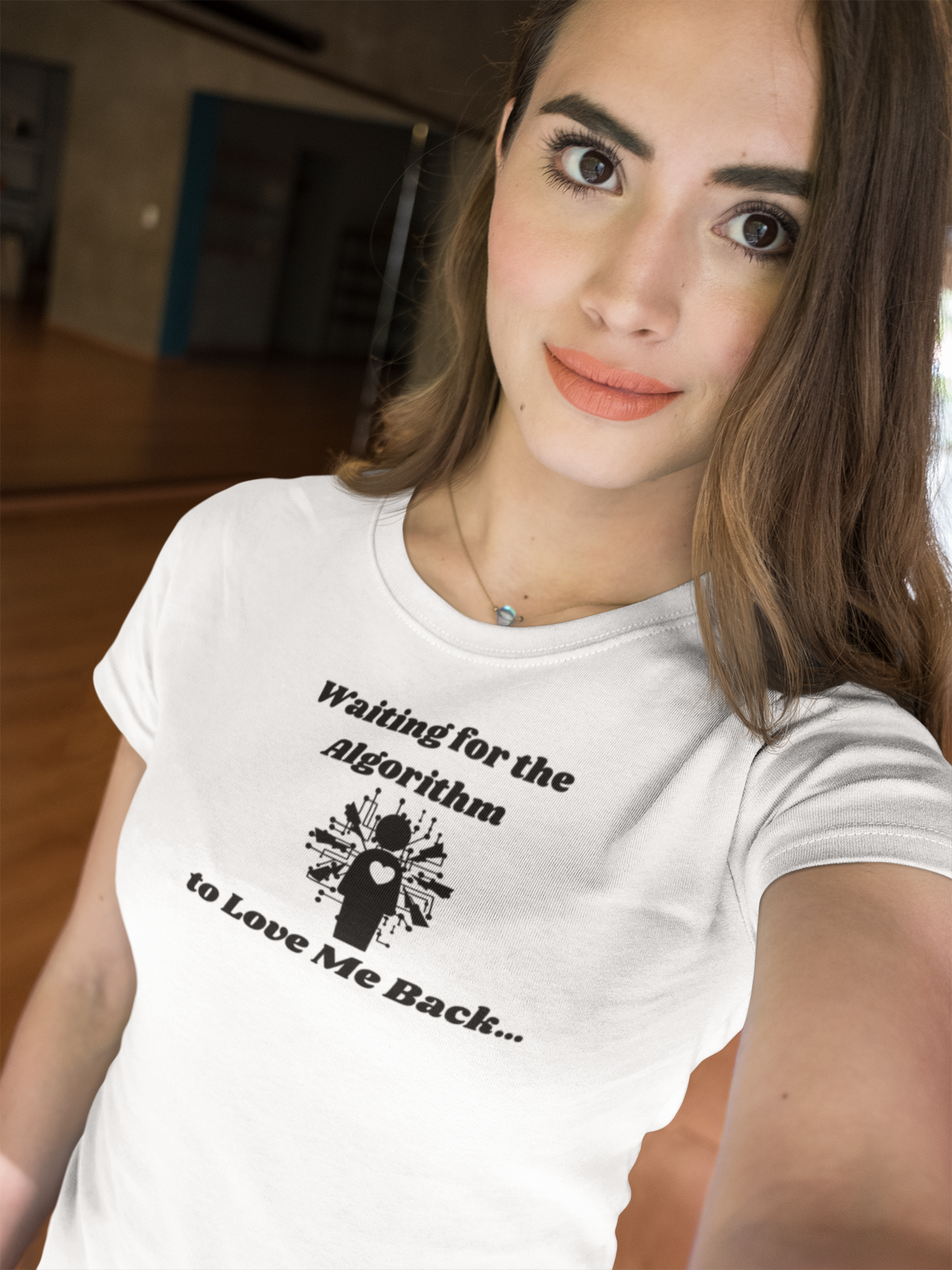 Waiting for the Algorithm to Love Me Back... T-Shirt – Unisex Heavy Cotton Tee