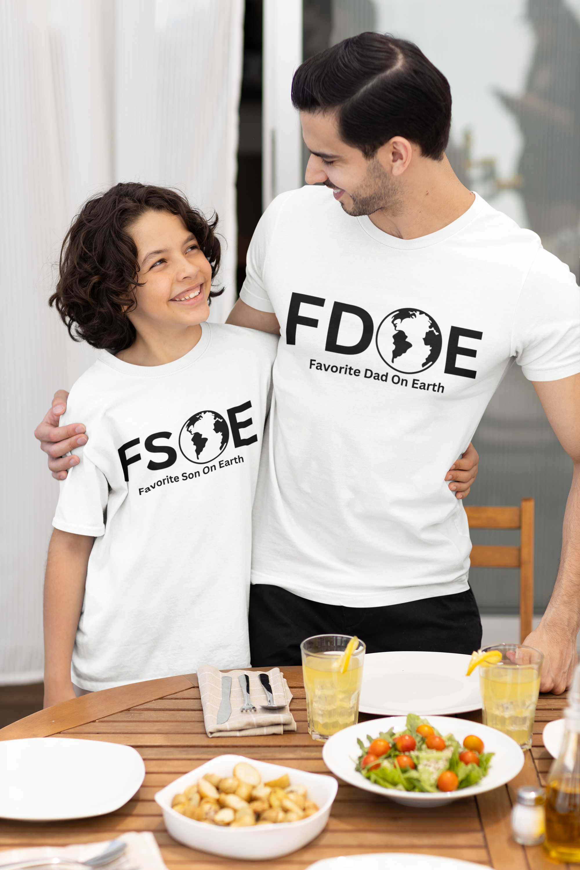 Favorite Dad On Earth (FDOE) - Comfort Colors 1717 Garment T-Shirt