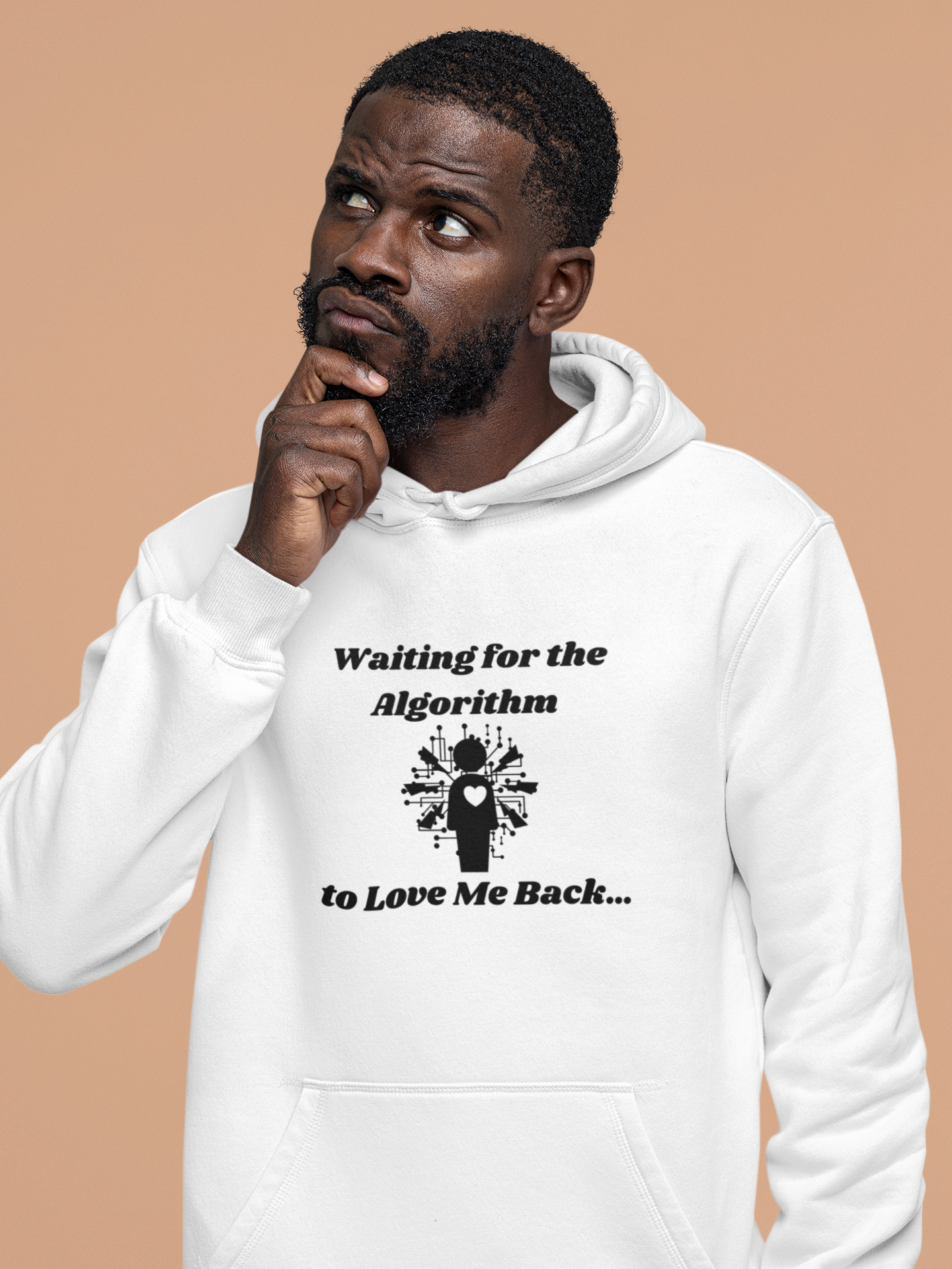 Waiting for the Algorithm to Love Me Back Hoodie – Unisex Heavy Blend™ Pullover