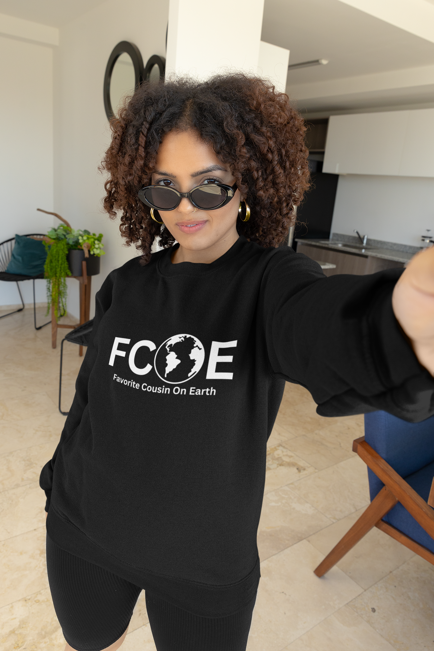 Favorite Cousin On Earth (FCOE) Unisex Heavy Blend™ Crewneck Sweatshirt