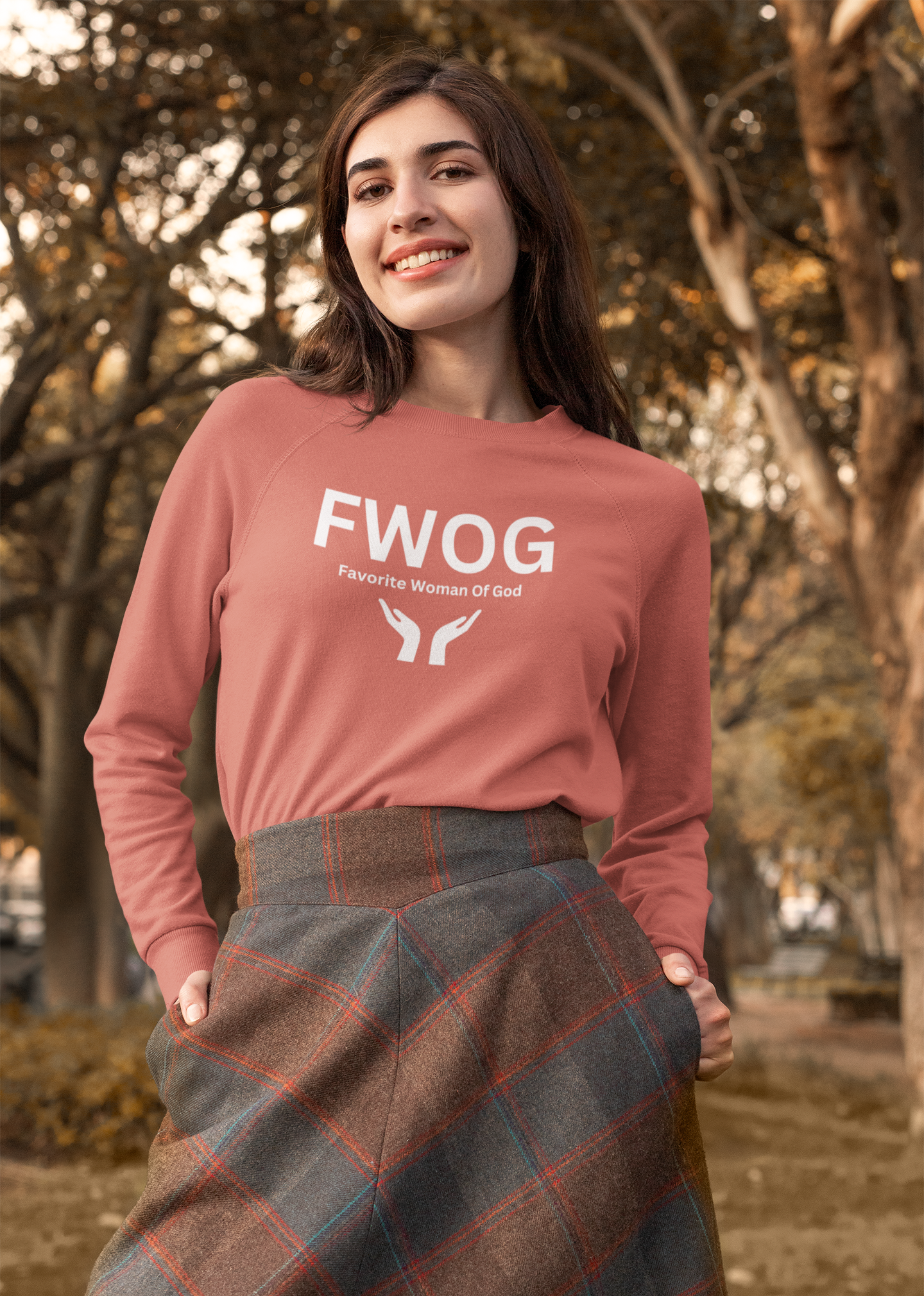 Favorite Woman of God (FWOG) Sweatshirt – Unisex Heavy Blend™ Crewneck