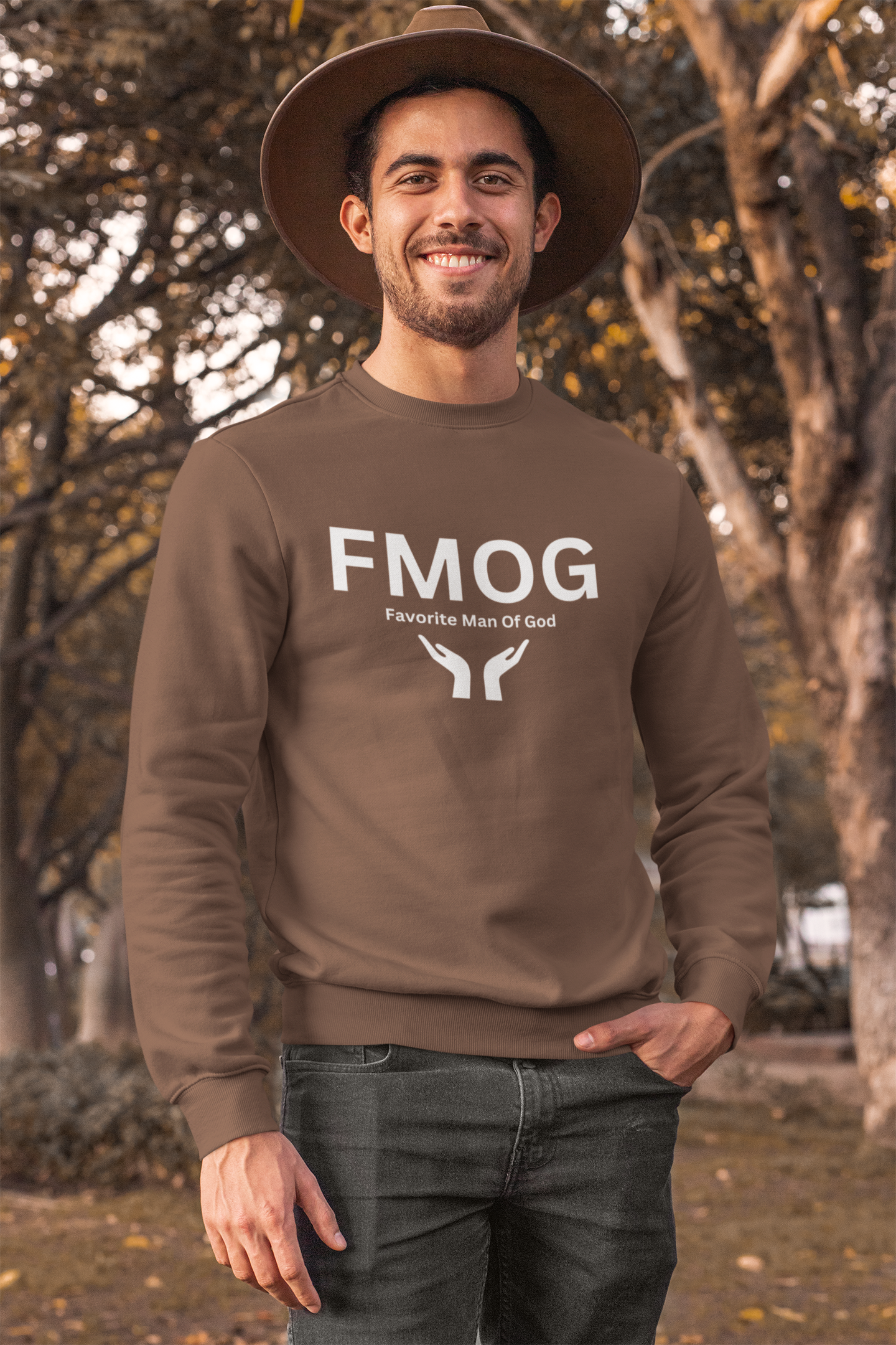 Favorite Man of God (FMOG) Unisex Heavy Blend™ Crewneck Sweatshirt