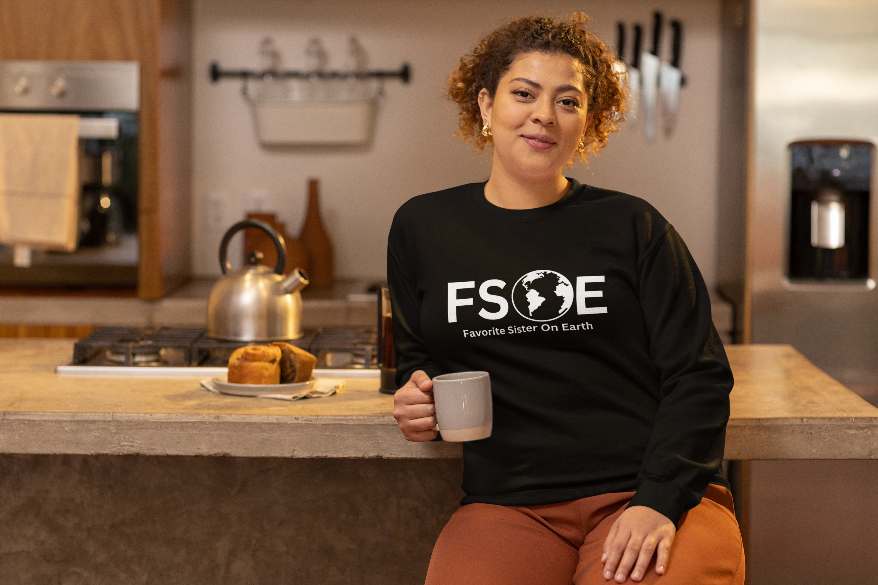Favorite Sister On Earth Sweatshirt - (FSOE) Unisex Heavy Blend Crewneck