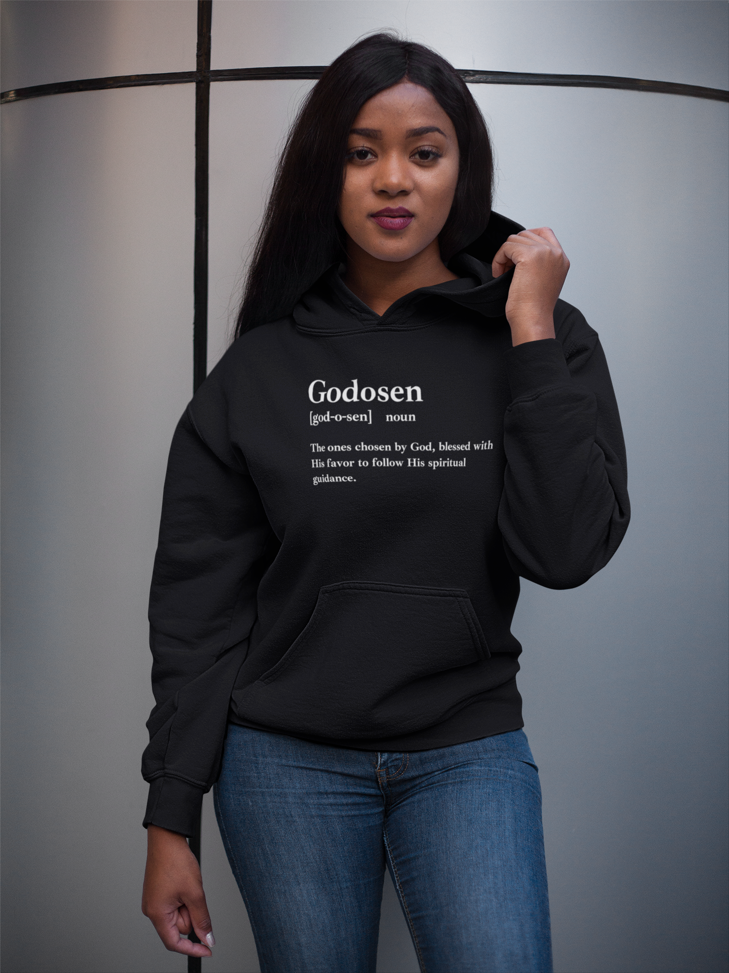 Godosen Unisex Heavy Blend™ Hooded Sweatshirt – Cozy Cotton-Polyester Hoodie