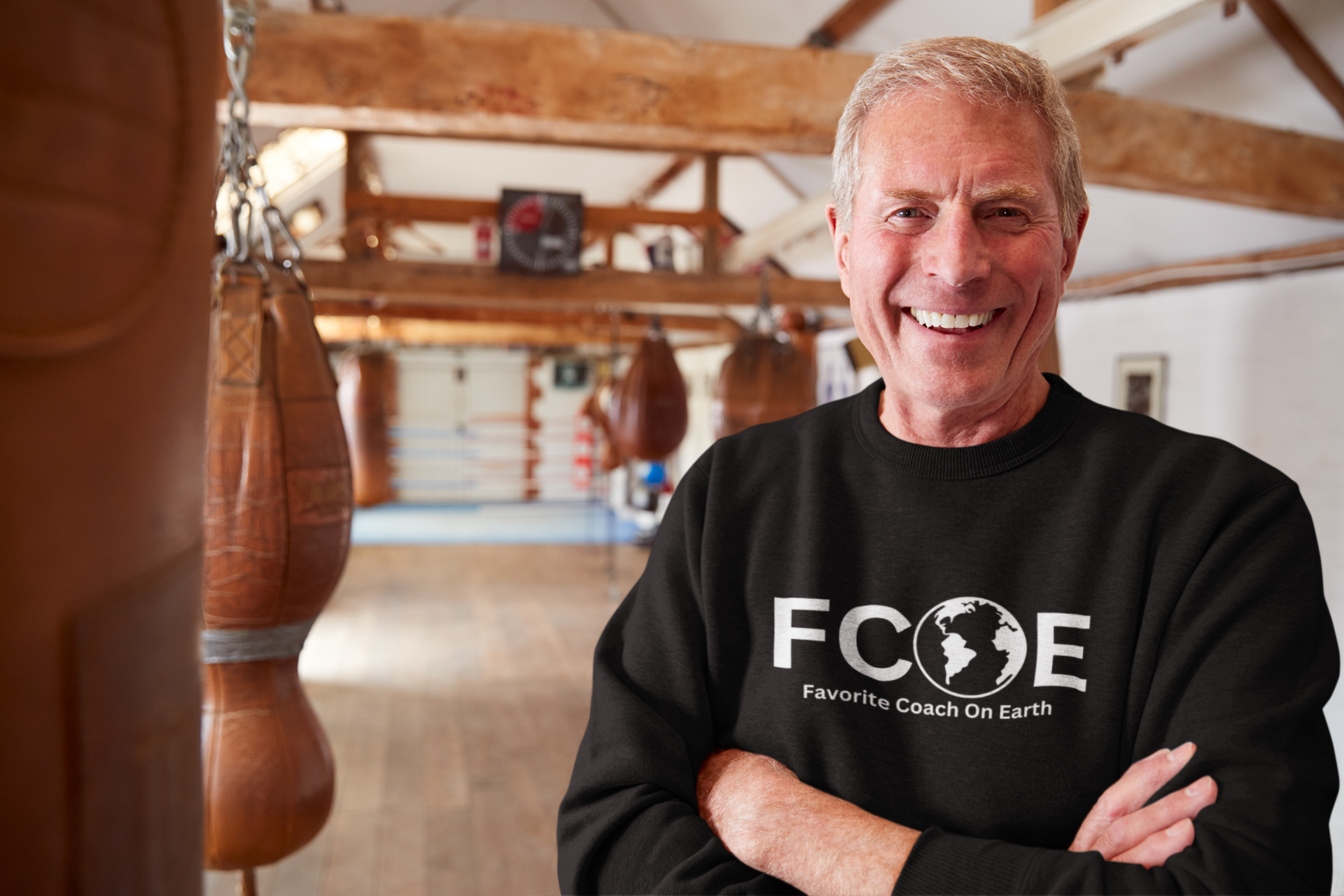 Favorite Coach On Earth (FCOE) Crewneck Sweatshirt – Cozy & Durable