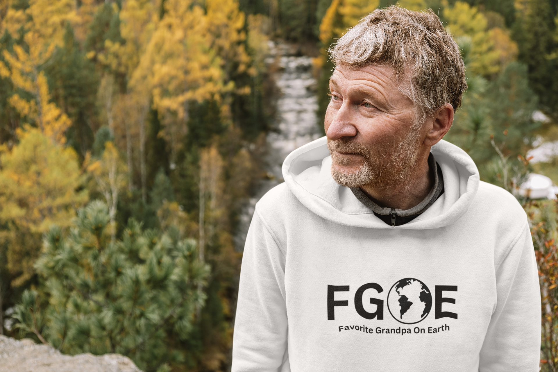 Favorite Grandpa On Earth (FGOE) Unisex Heavy Blend™ Hooded Sweatshirt