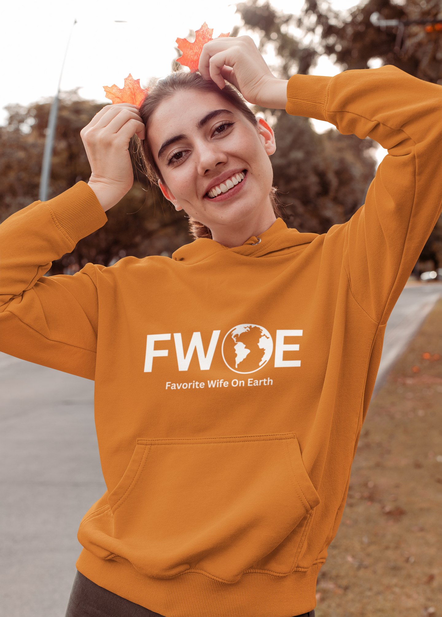 Favorite Wife On Earth Hoodie - (FWOE) Logo Hoodie for Women