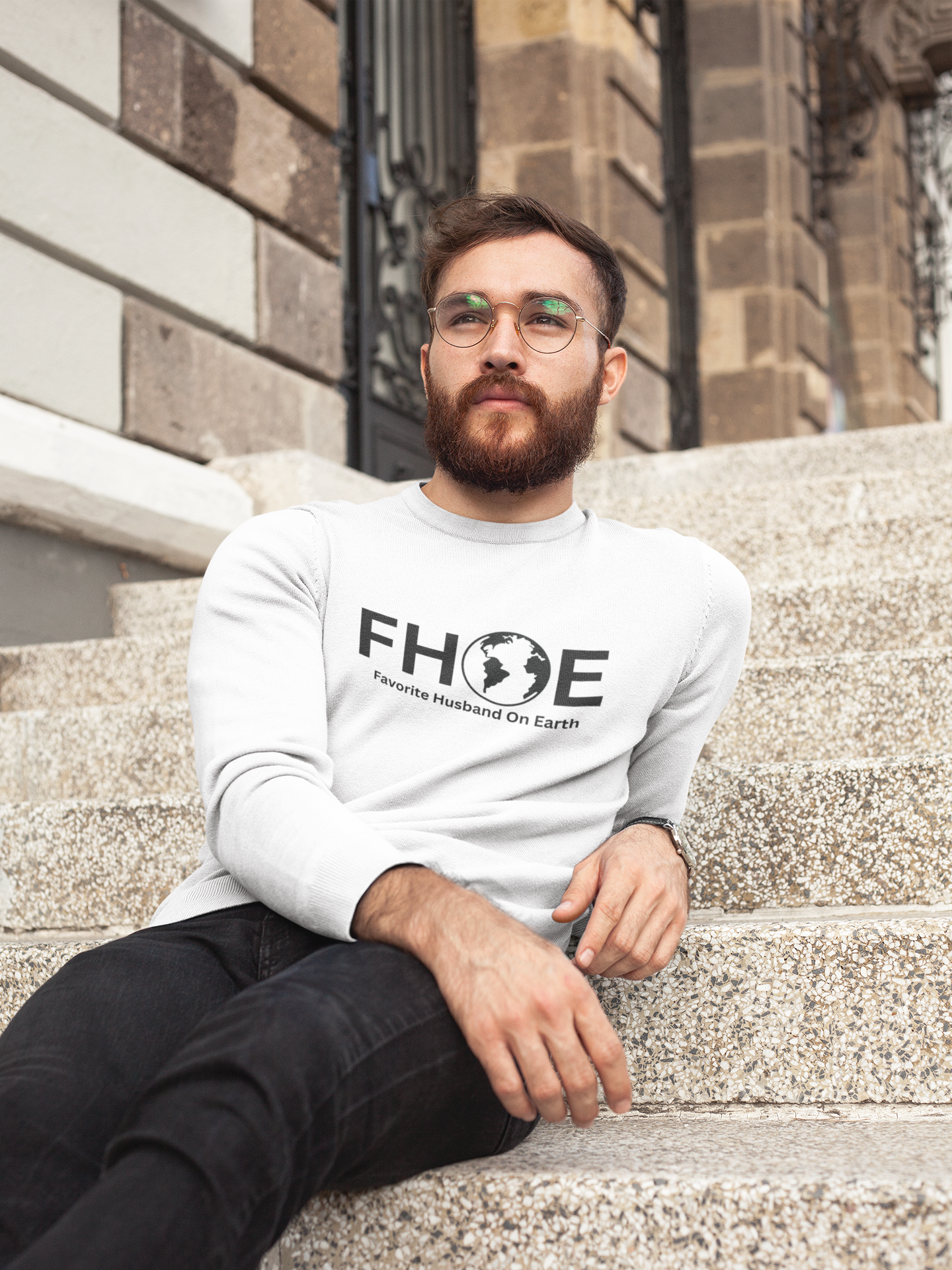 Favorite Husband On Earth (FHOE) Sweatshirt – Unisex Heavy Blend™ Crewneck