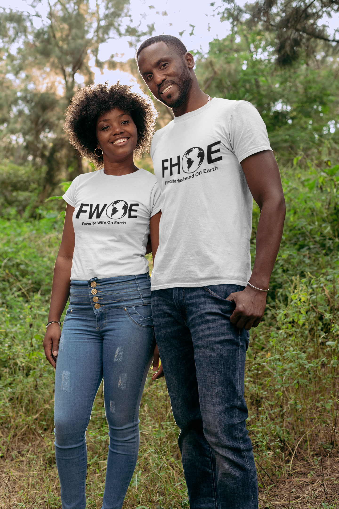 Favorite Wife On Earth (FWOE) - Comfort Colors Garment-Dyed T-Shirt