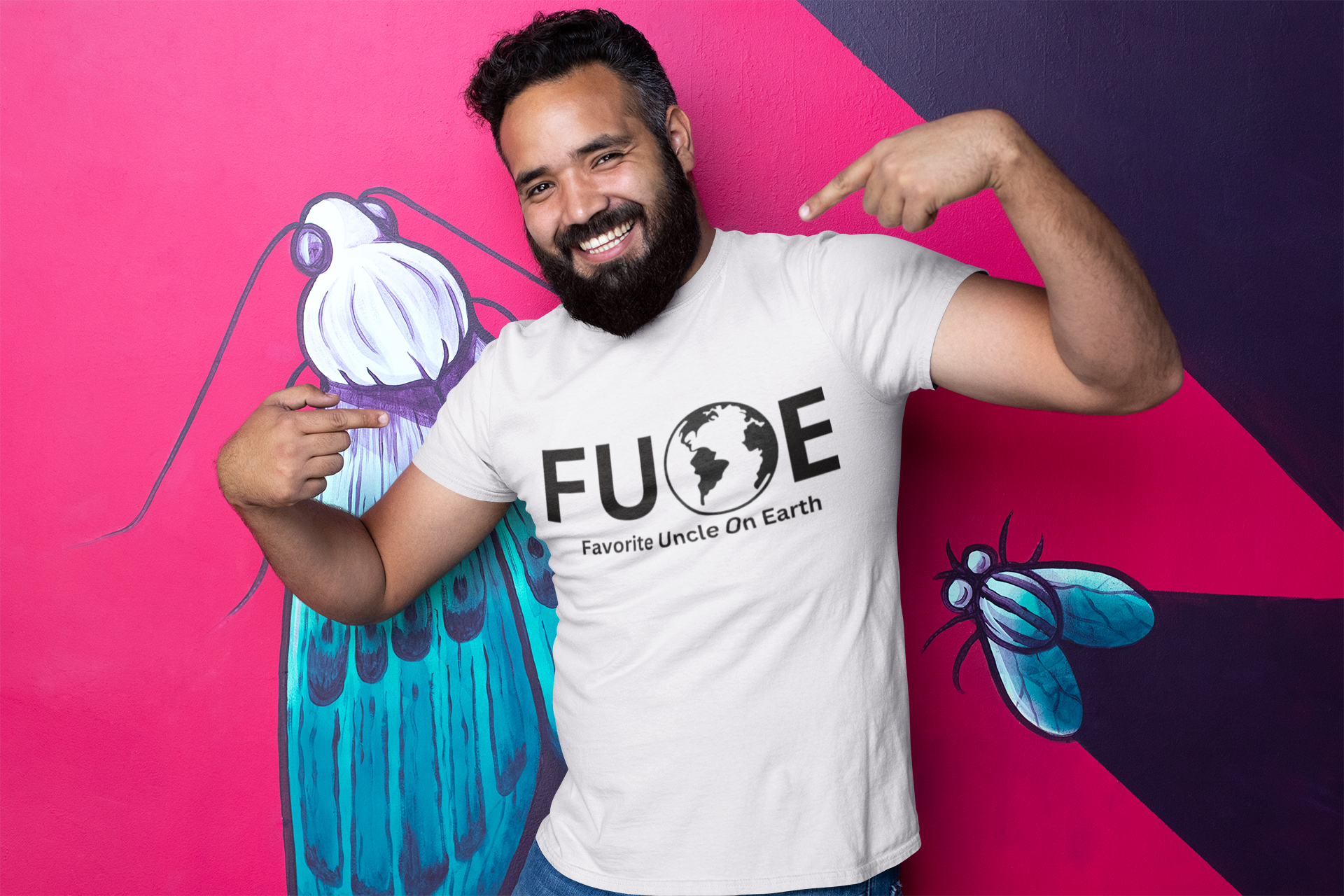 Favorite Uncle On Earth (FUOE) - Comfort Colors 1717 Garment-Dyed T-Shirt