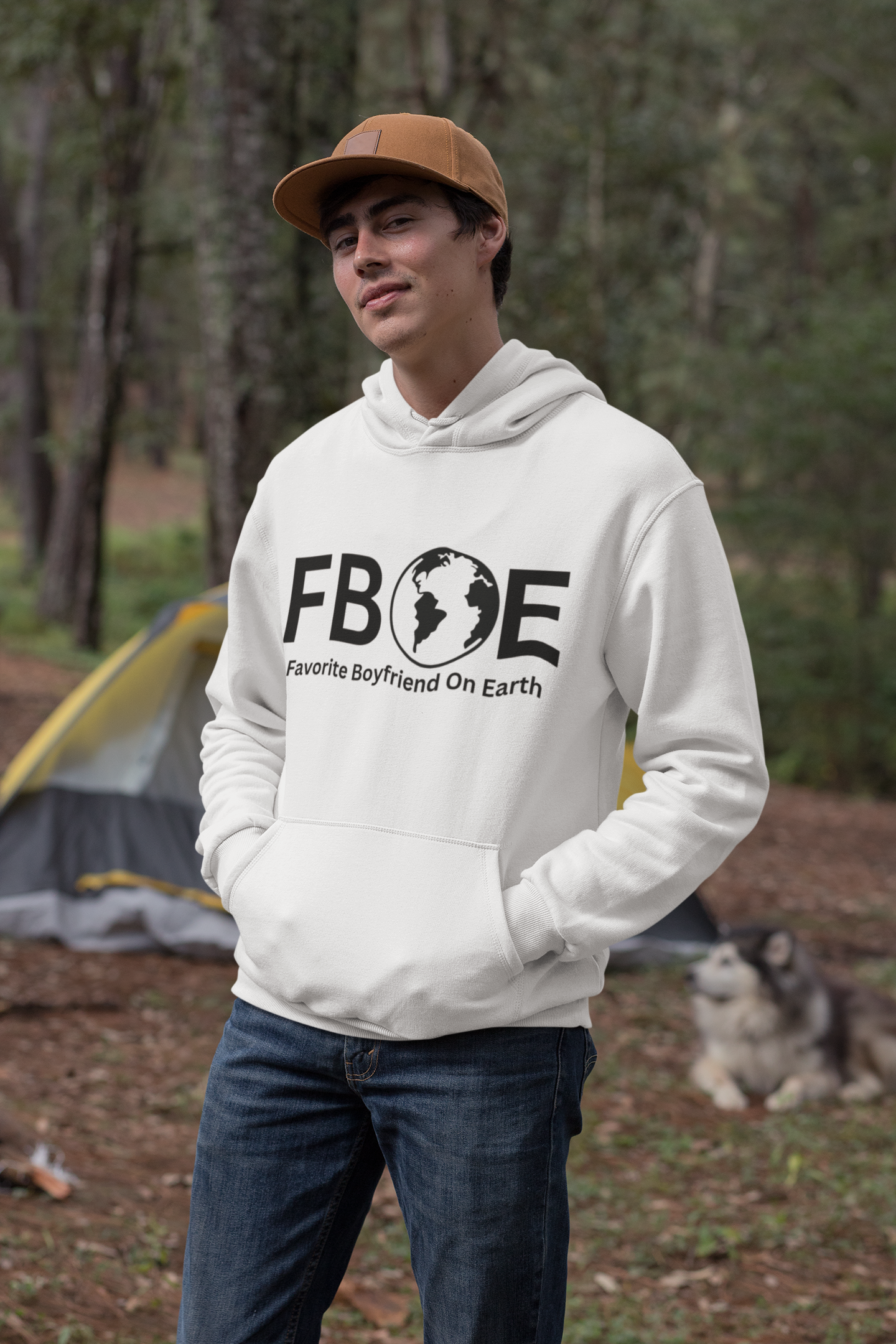 Favorite Brother On Earth (FBOE) Heavy Blend™ Hooded Sweatshirt – Warm & Durable