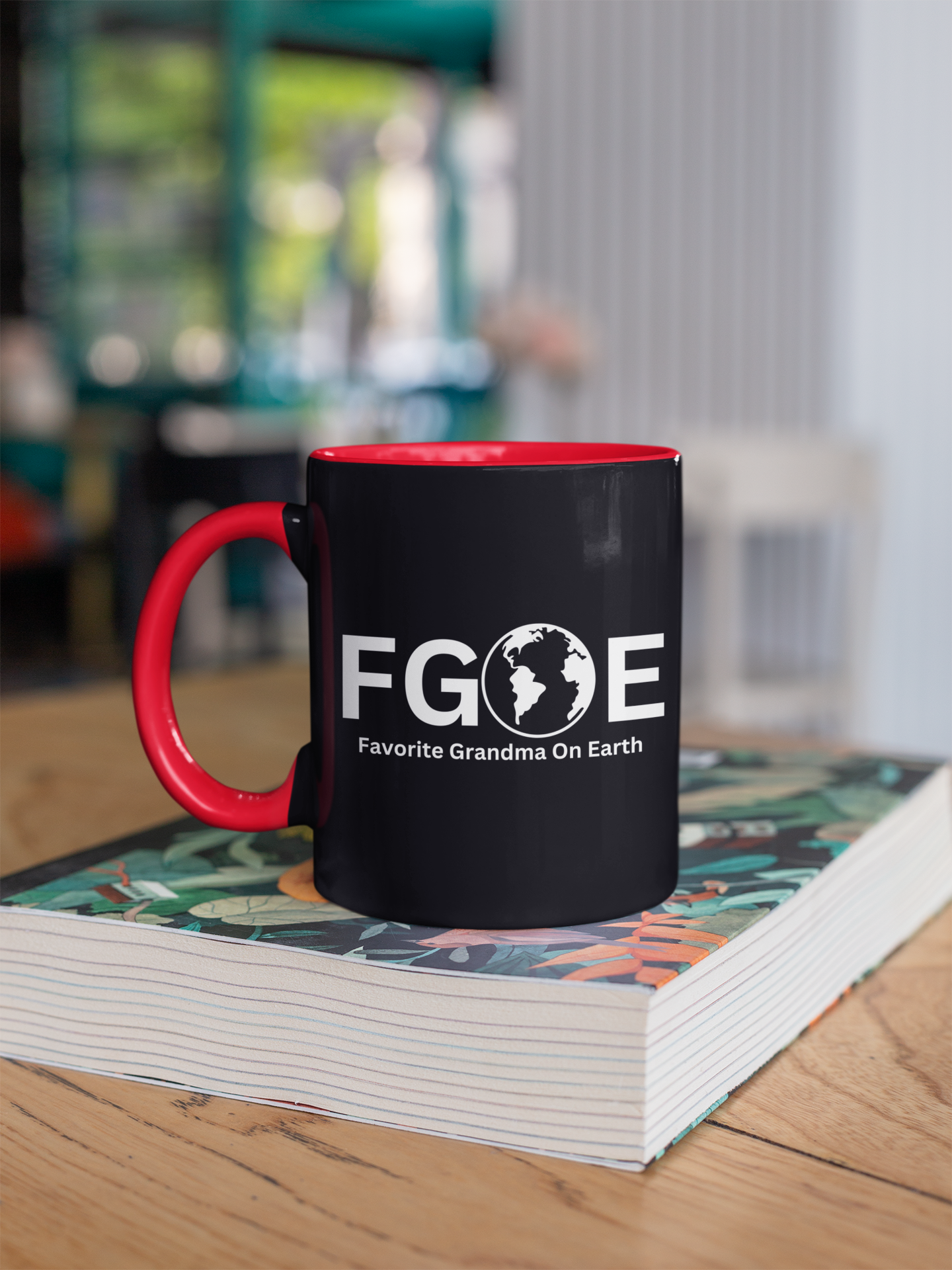 Favorite Grandma On Earth Mug (FGOE) Accent Coffee Mug (11oz, 15oz)