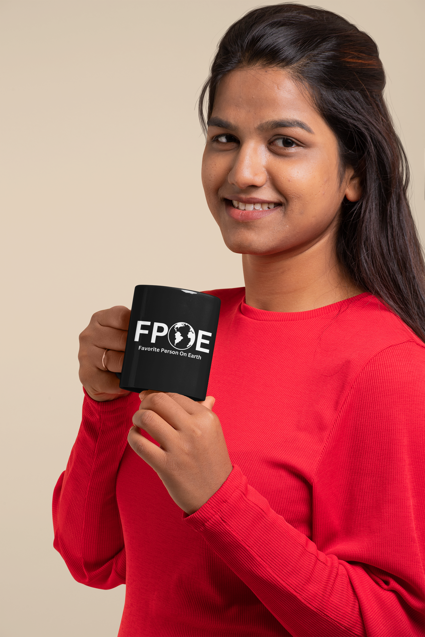 Favorite Person On Earth (FPOE) Accent Coffee Mug (11oz, 15oz)