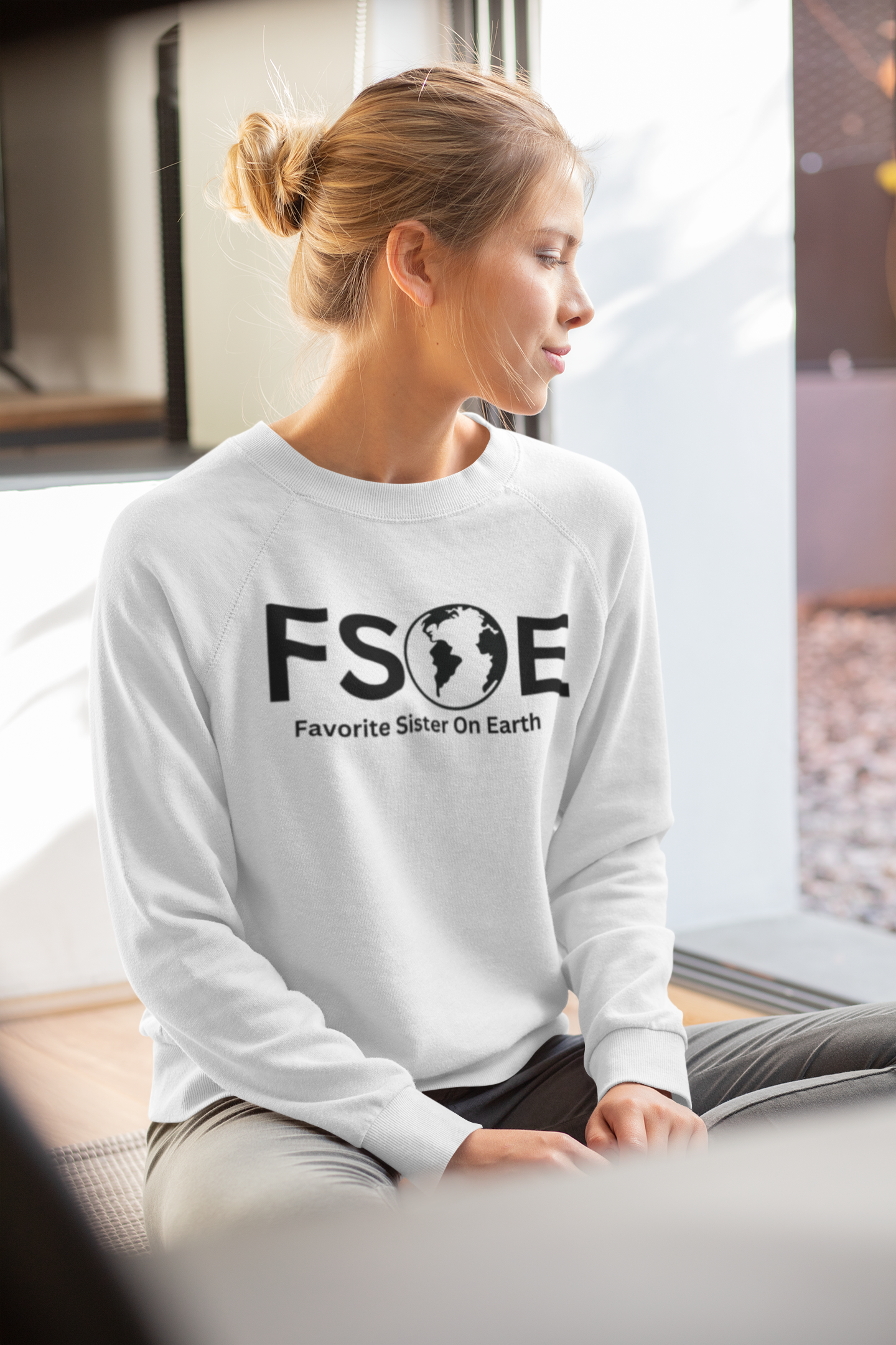 Favorite Sister On Earth (FSOE) Unisex Heavy Blend™ Crewneck Sweatshirt