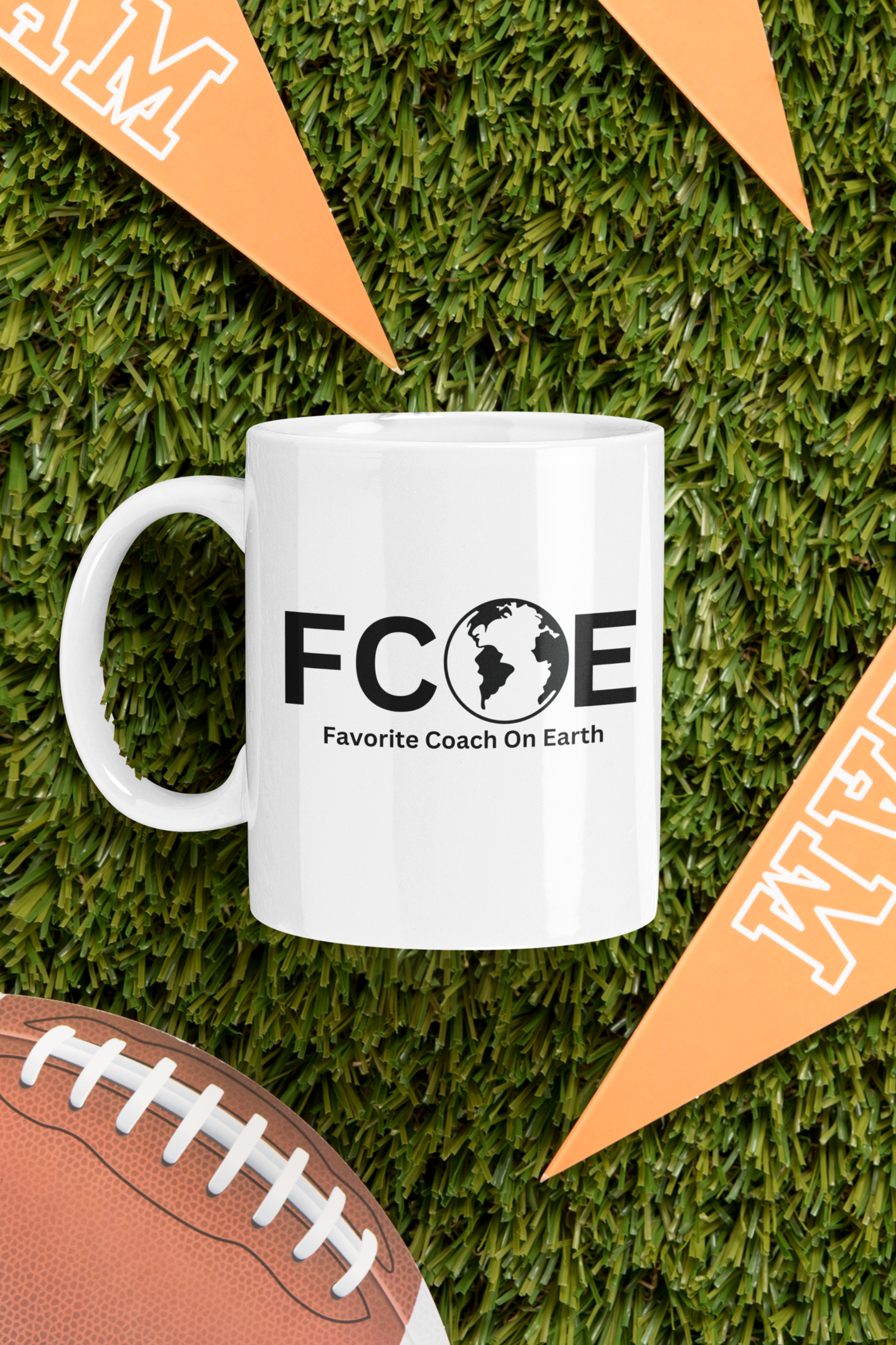 Favorite Coach On Earth (FCOE) Accent Coffee Mug (11oz, 15oz)