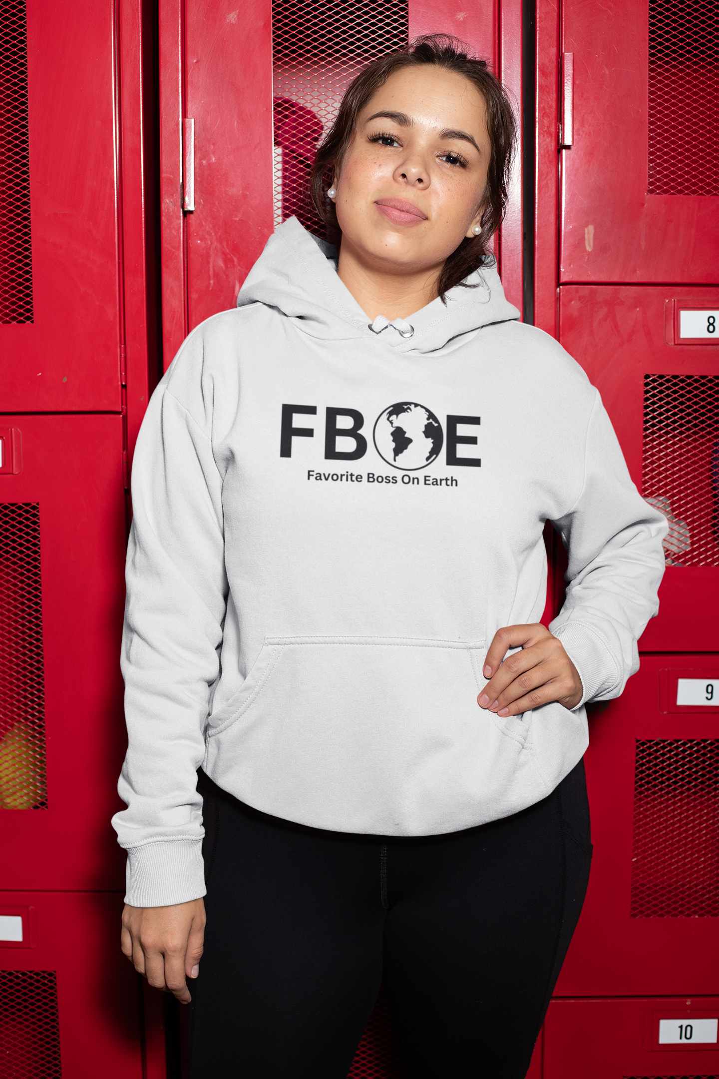 Favorite Boss On Earth (FBOE) Hooded Sweatshirt - Cozy and Stylish Gift for Leaders