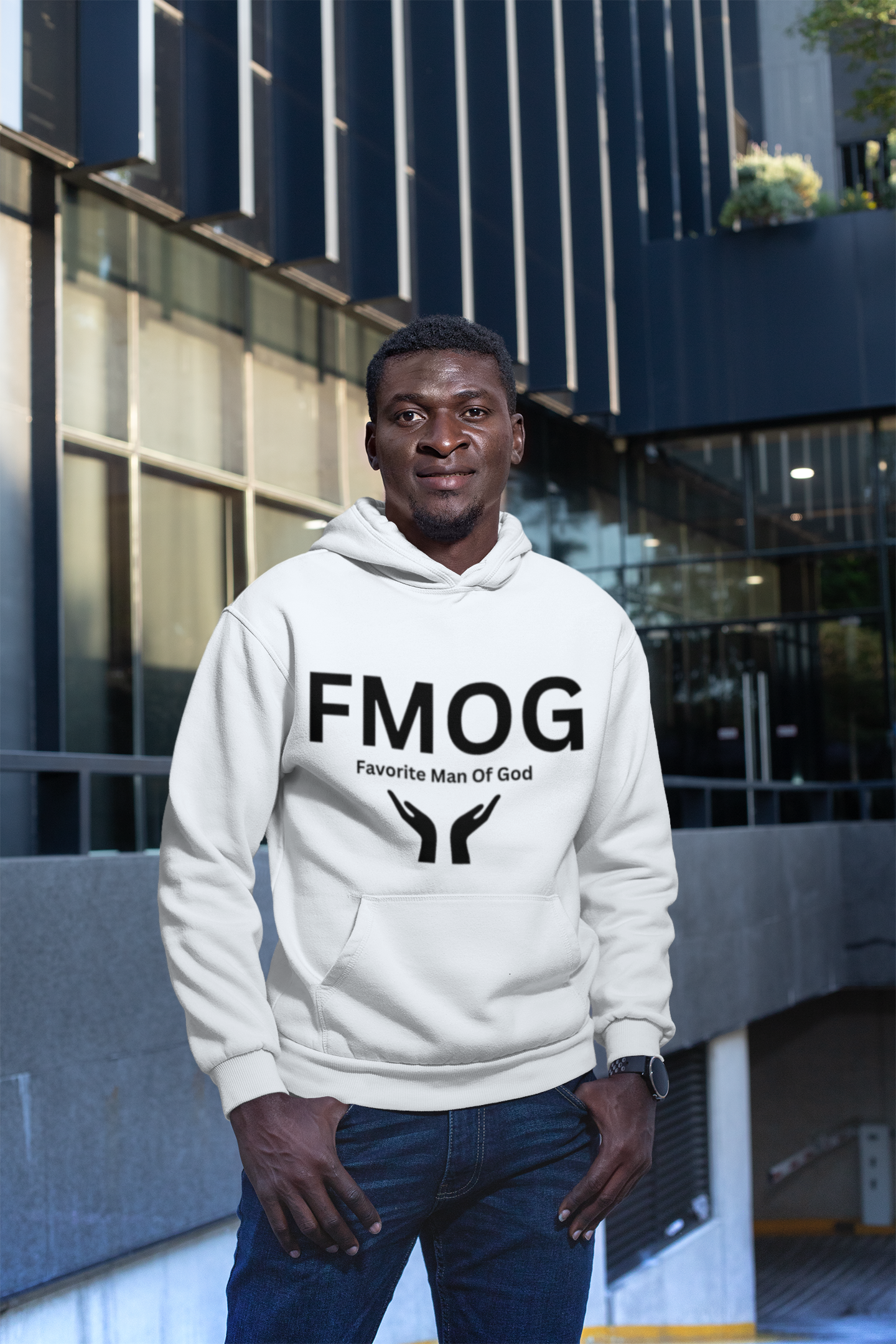 Favorite Man of God (FMOG) Hoodie – Unisex Heavy Blend Pullover