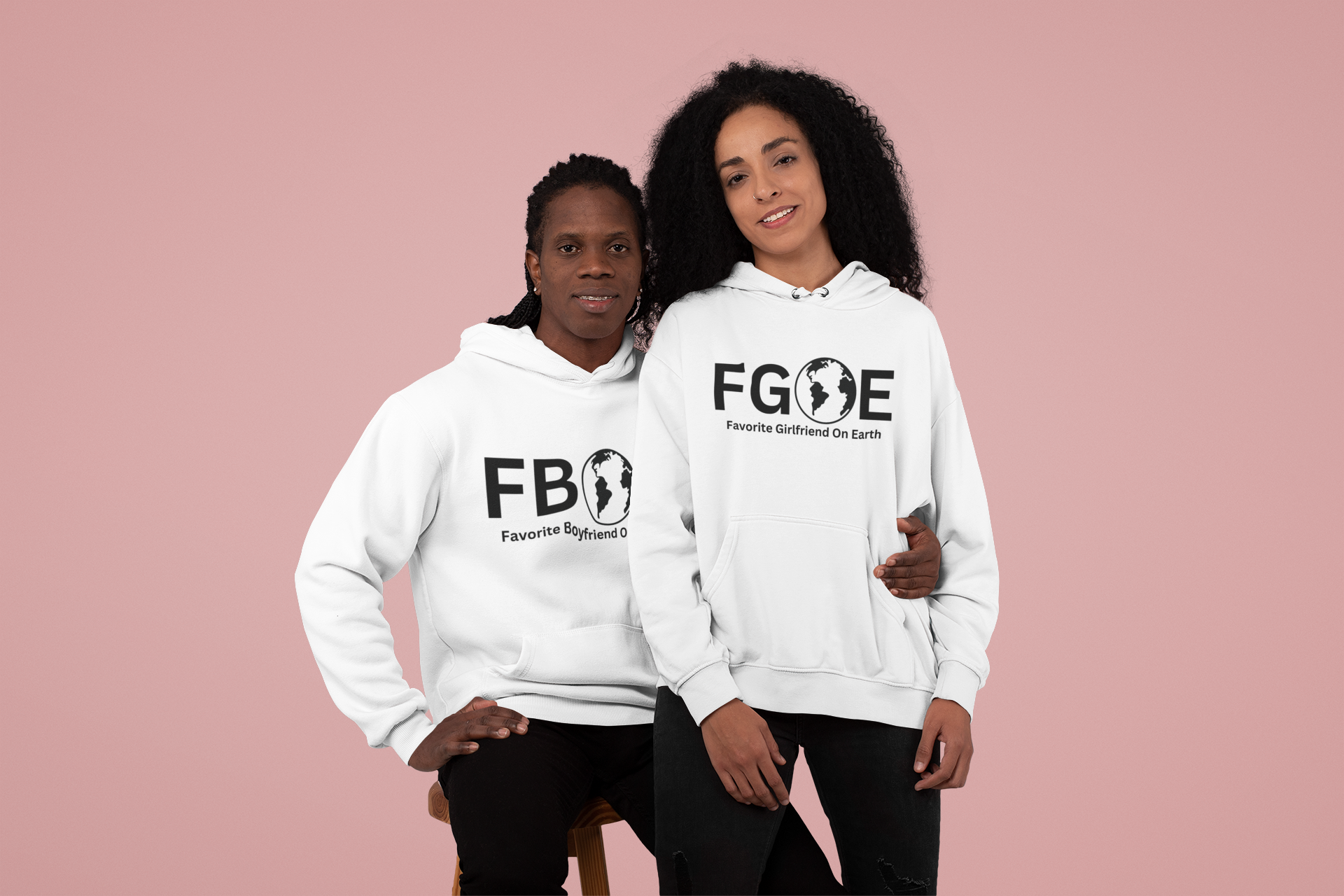 Favorite Girlfriend On Earth (FGOE) - Unisex Heavy Blend Hooded Sweatshirt