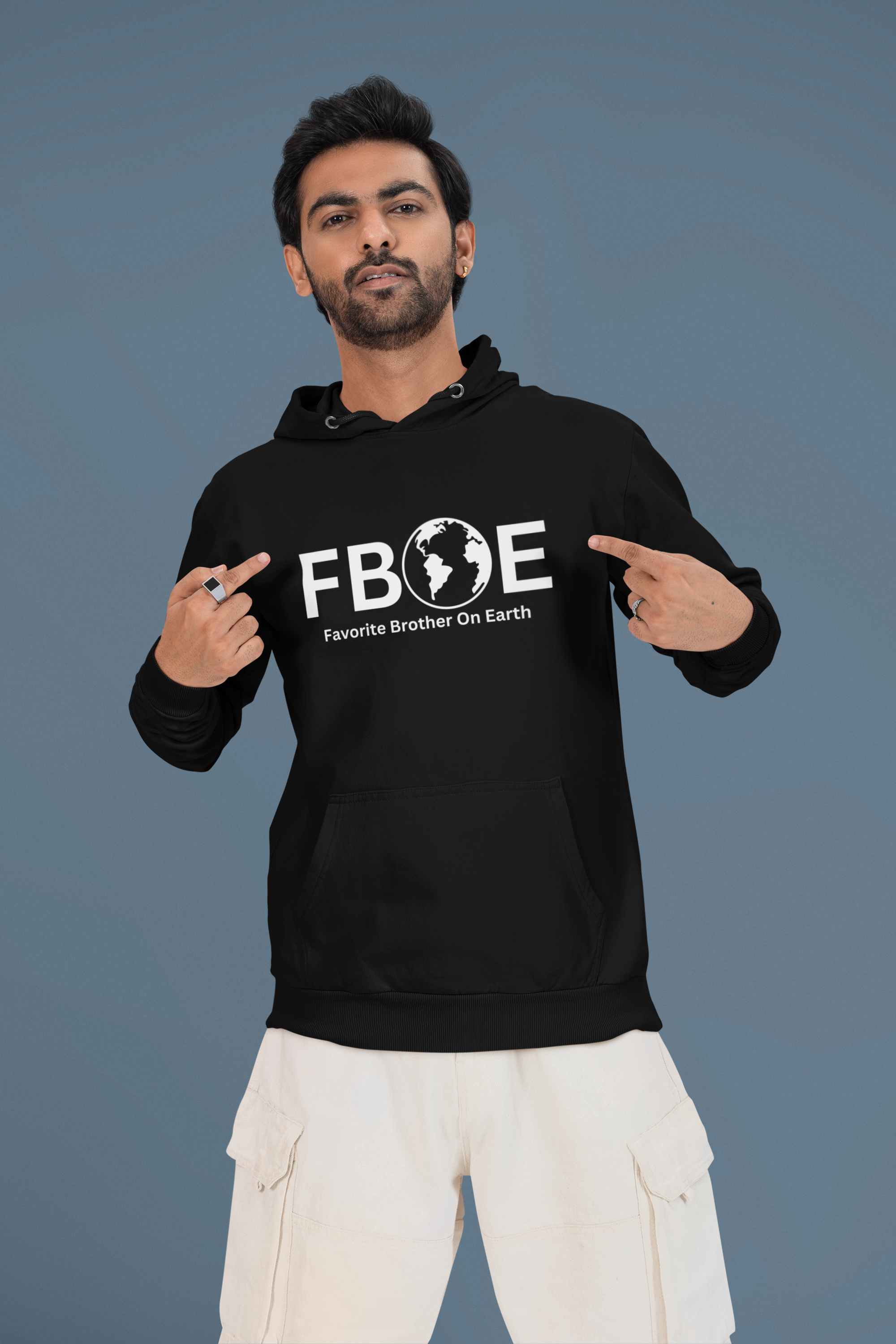 Favorite Brother On Earth (FBOE) Heavy Blend™ Hooded Sweatshirt – Warm & Durable
