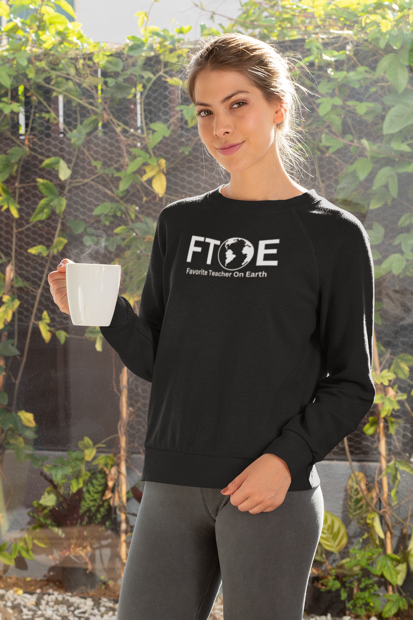 Favorite Teacher On Earth (FTOE) - Unisex Heavy Blend Crewneck Sweatshirt