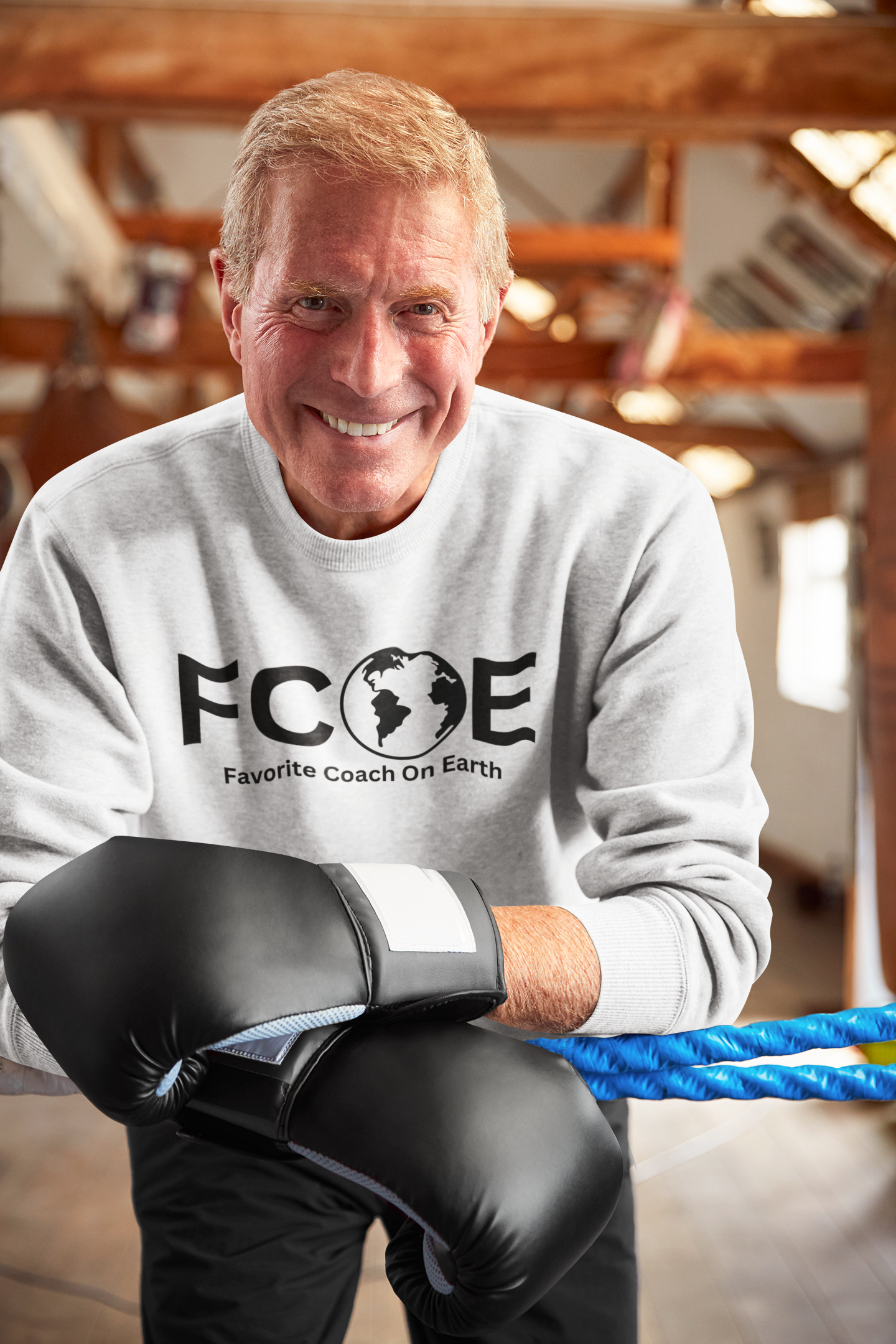 Favorite Coach On Earth (FCOE) Unisex Heavy Blend™ Crewneck Sweatshirt