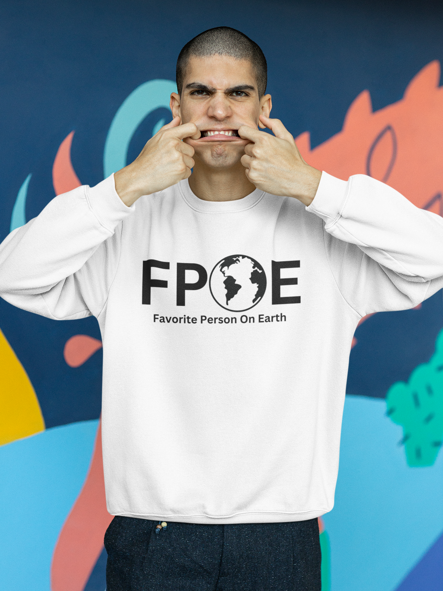 Favorite Person On Earth (FPOE) - Unisex Heavy Blend Crewneck Sweatshirt