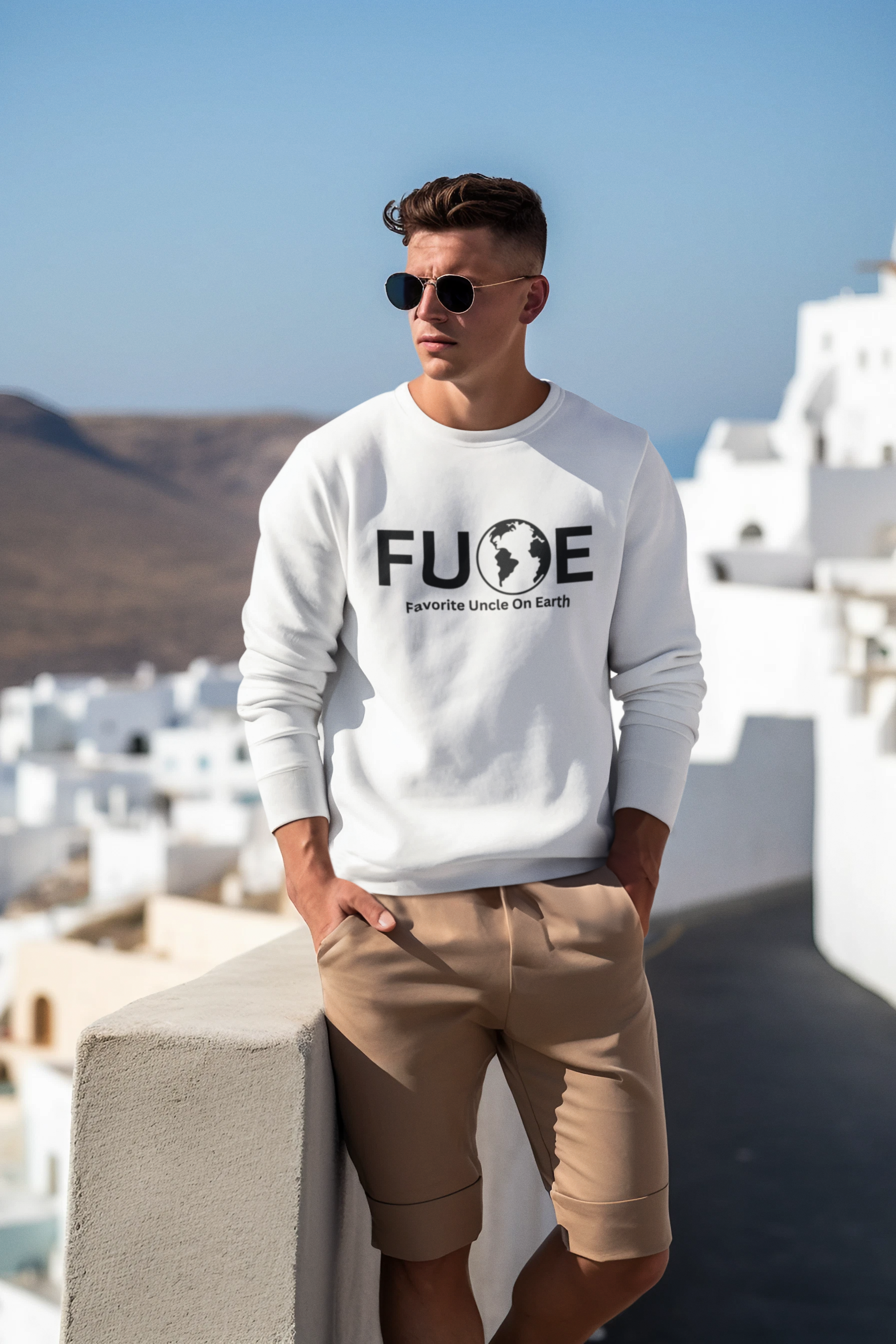 Favorite Uncle On Earth (FUOE) Unisex Heavy Blend™ Crewneck Sweatshirt