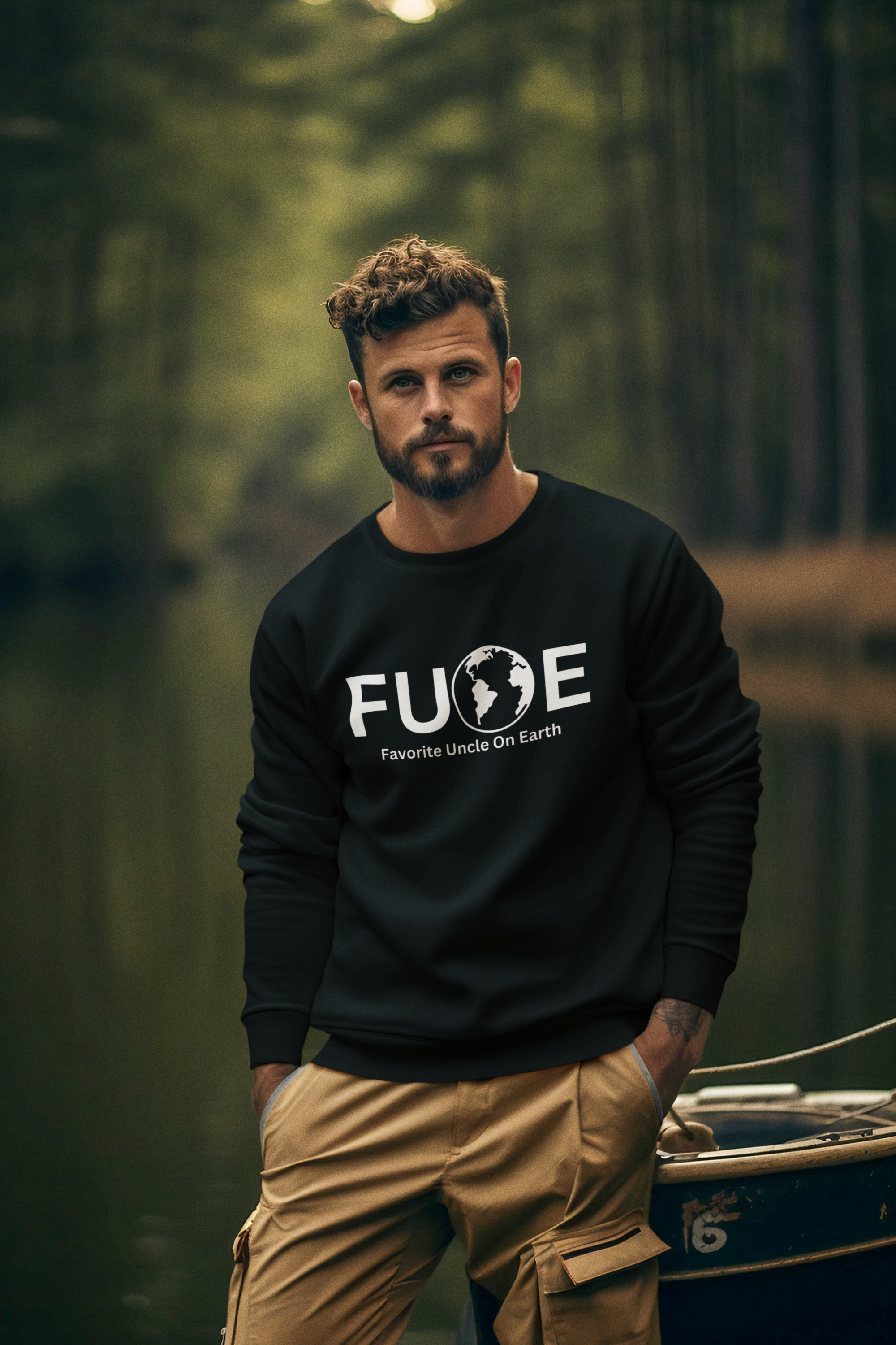Favorite Uncle On Earth (FUOE) Unisex Heavy Blend™ Crewneck Sweatshirt